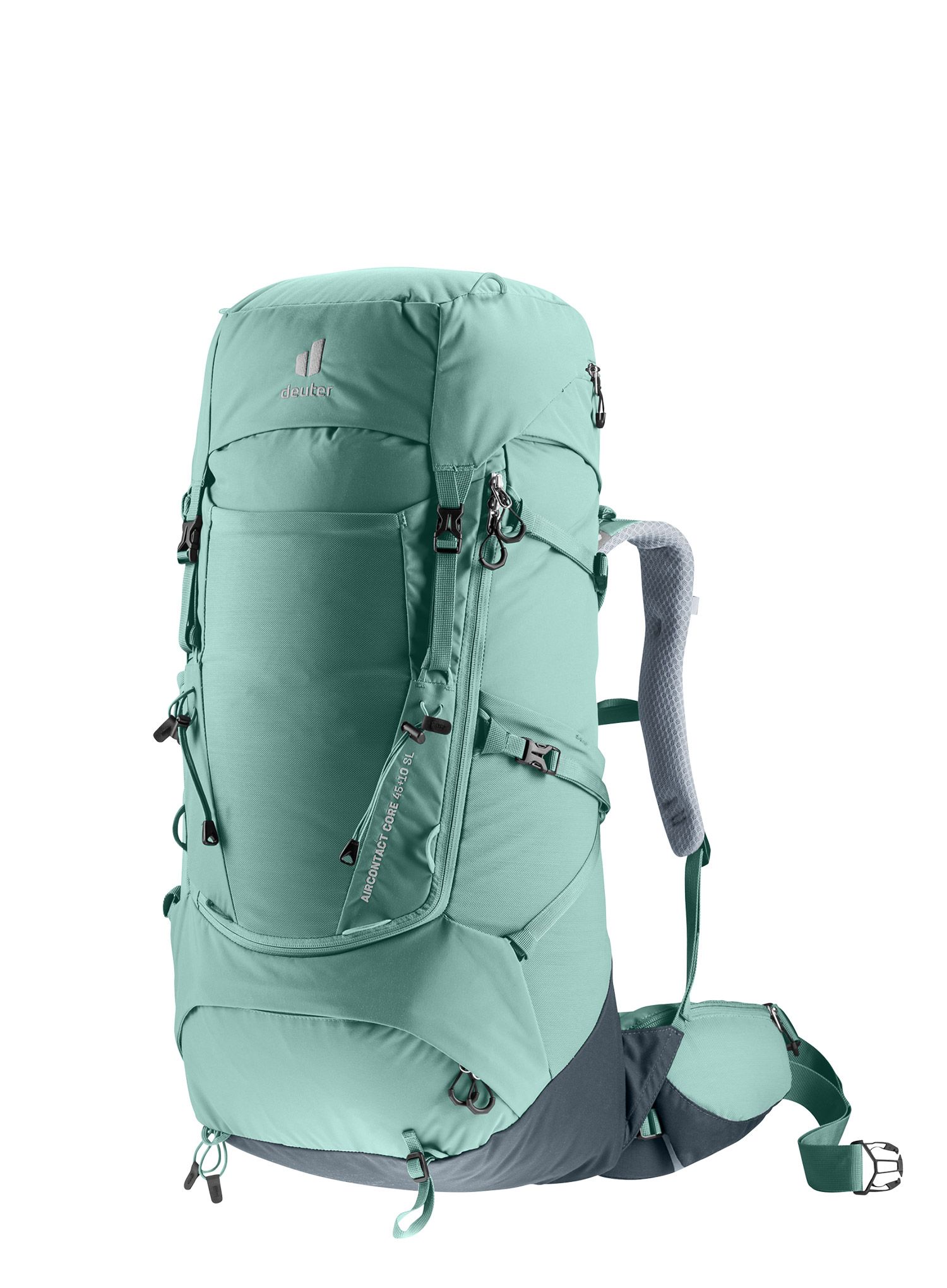 Рюкзак туристичний жіночий Deuter Aircontact Core 45+10 SL - jade/graphite