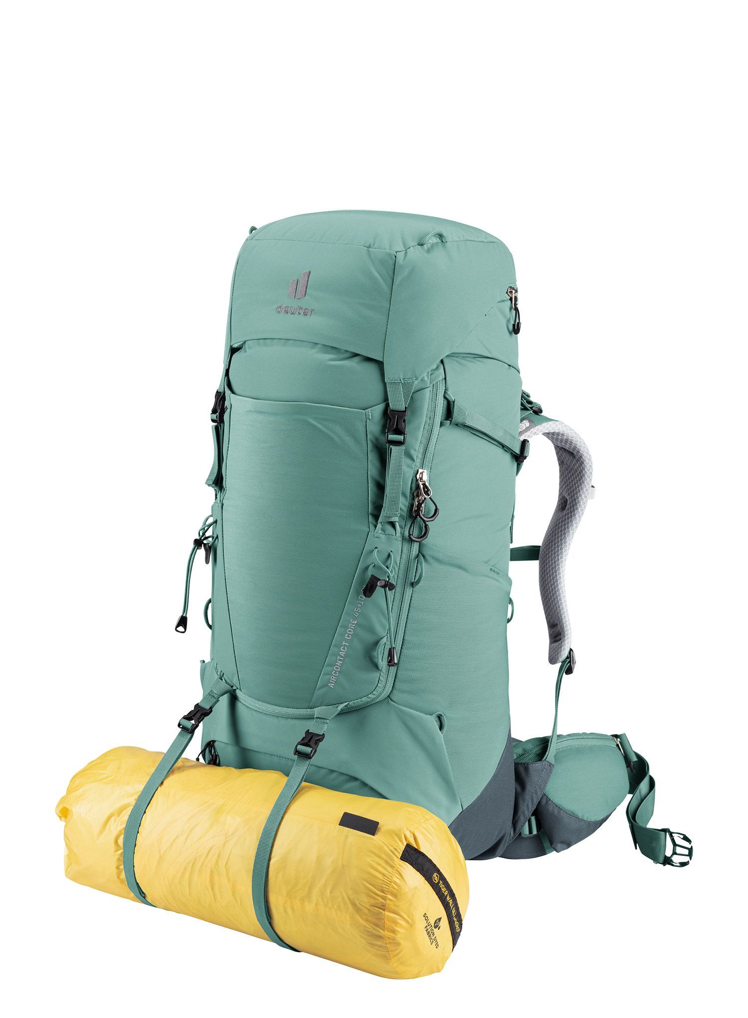 Рюкзак туристичний жіночий Deuter Aircontact Core 45+10 SL - jade/graphite