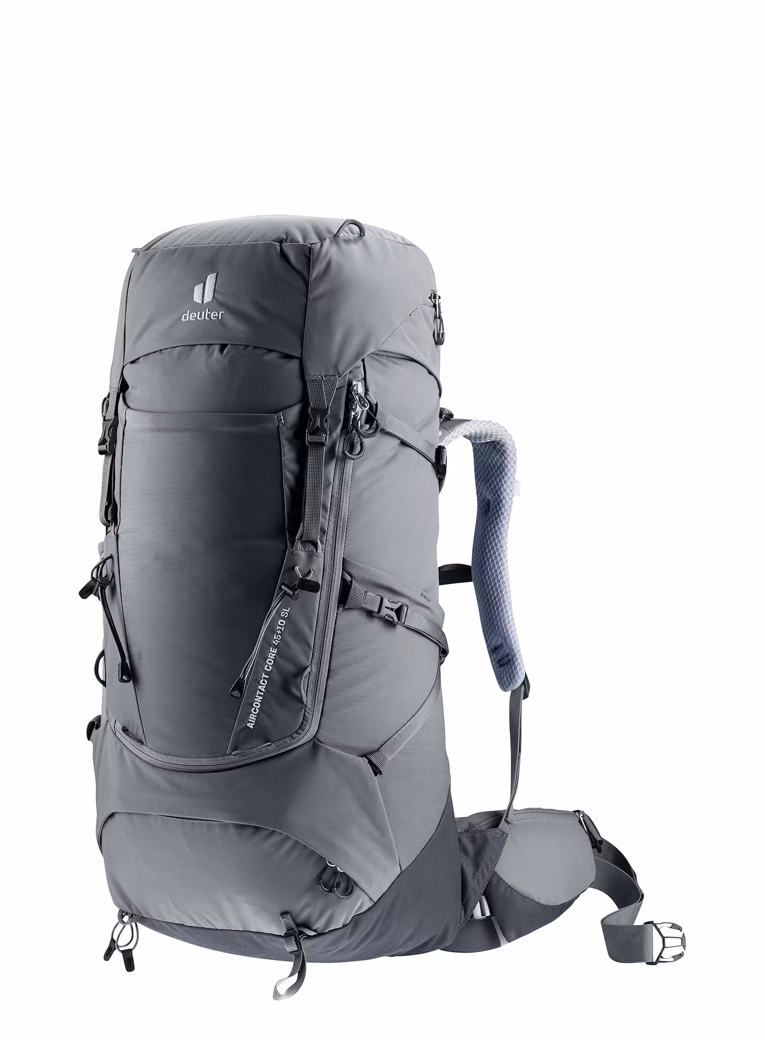 Рюкзак туристичний жіночий Deuter Aircontact Core 45 + 10 SL - graphite/black