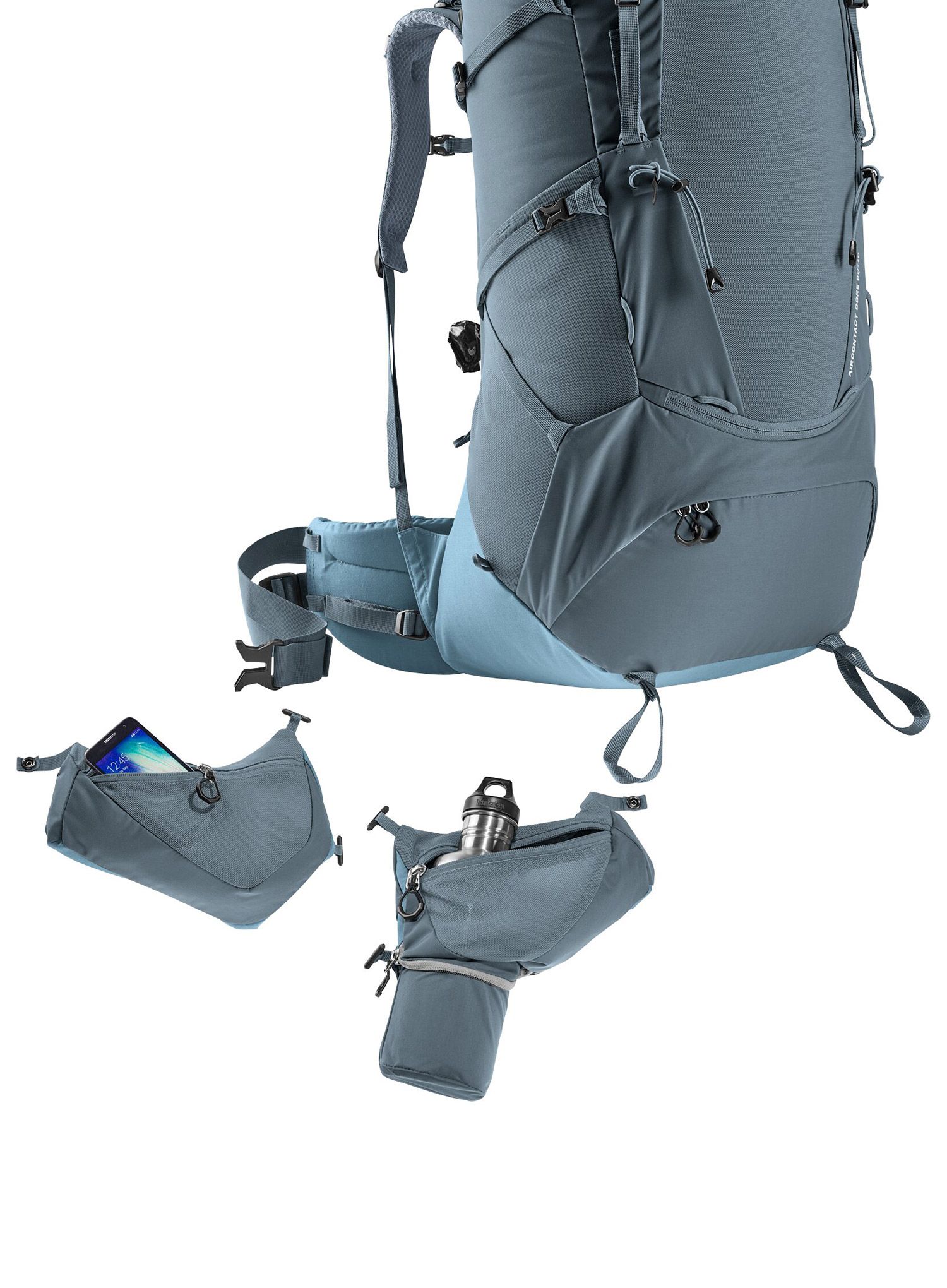 Рюкзак туристичний Deuter Aircontact Core 60+10 - graphit/shale