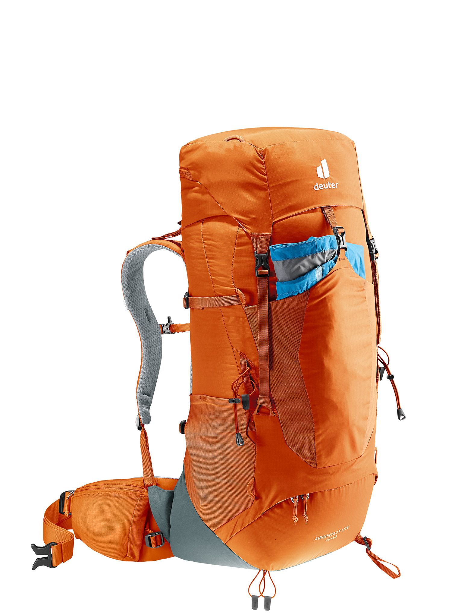 Рюкзак туристичний Deuter Aircontact Lite 40 + 10 - chestnut/teal