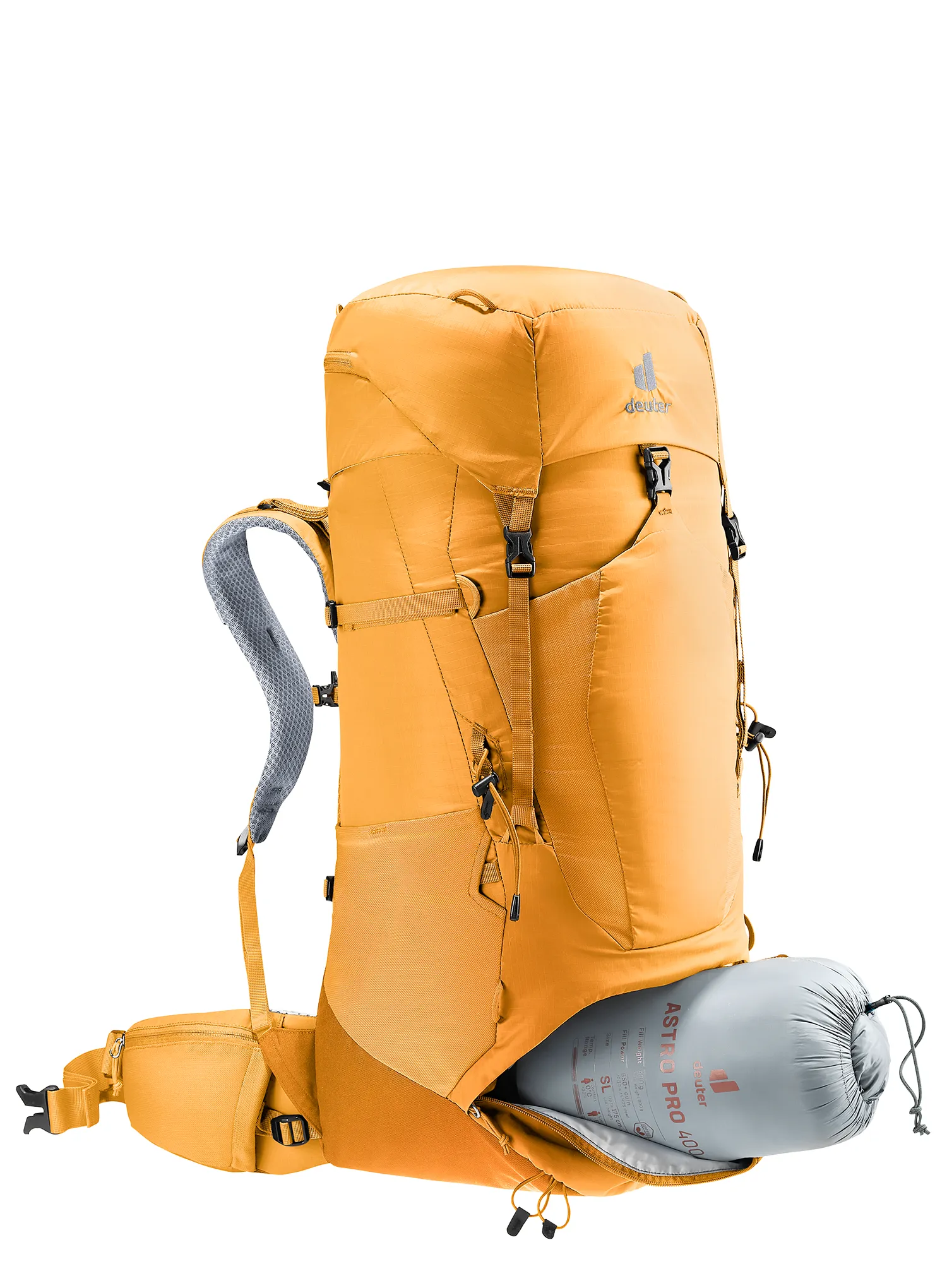 Рюкзак туристичний Deuter Aircontact Lite 50 + 10 - amber/maple