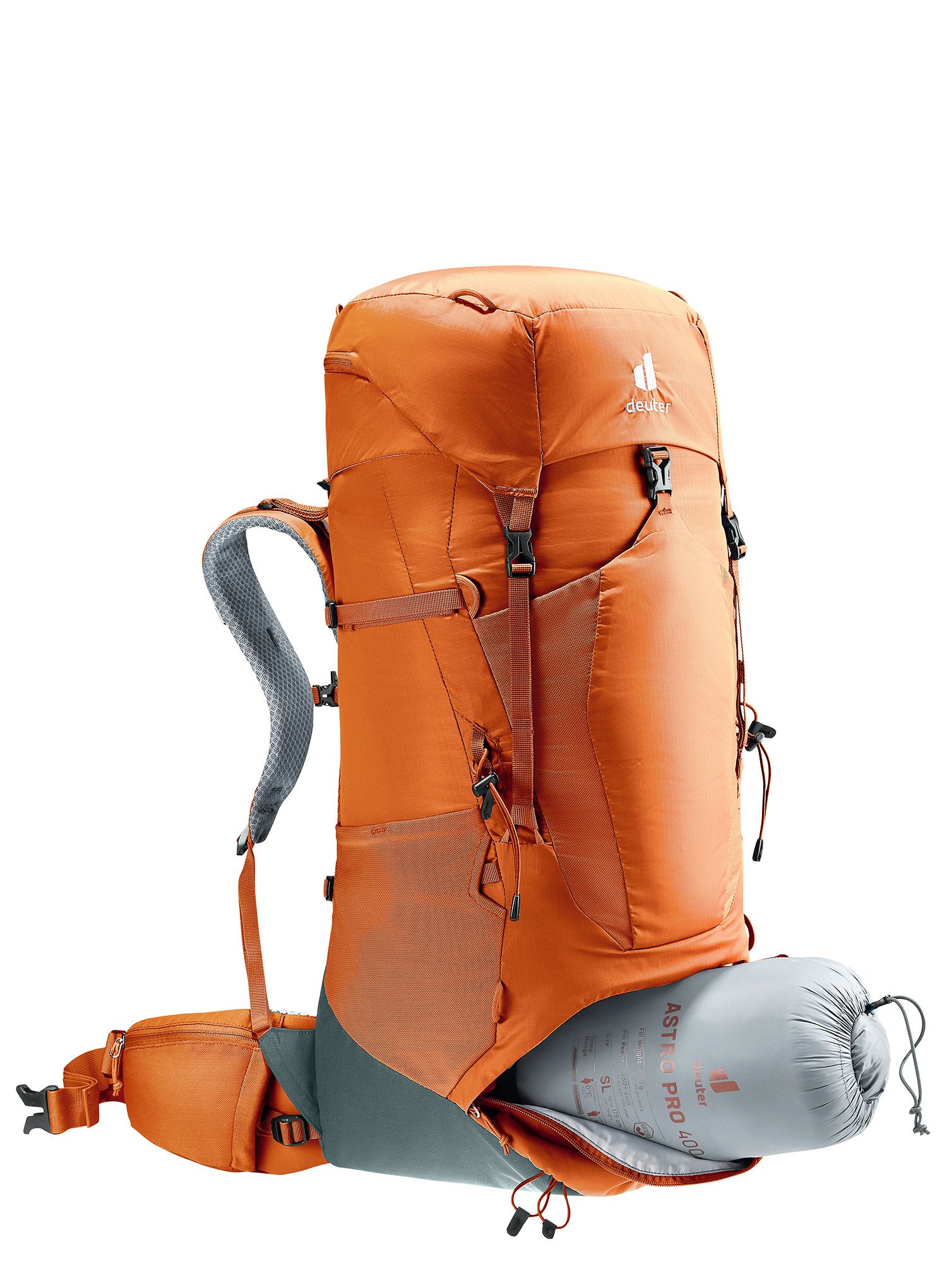 Рюкзак туристичний Deuter Aircontact Lite 50 + 10 - chestnut/teal