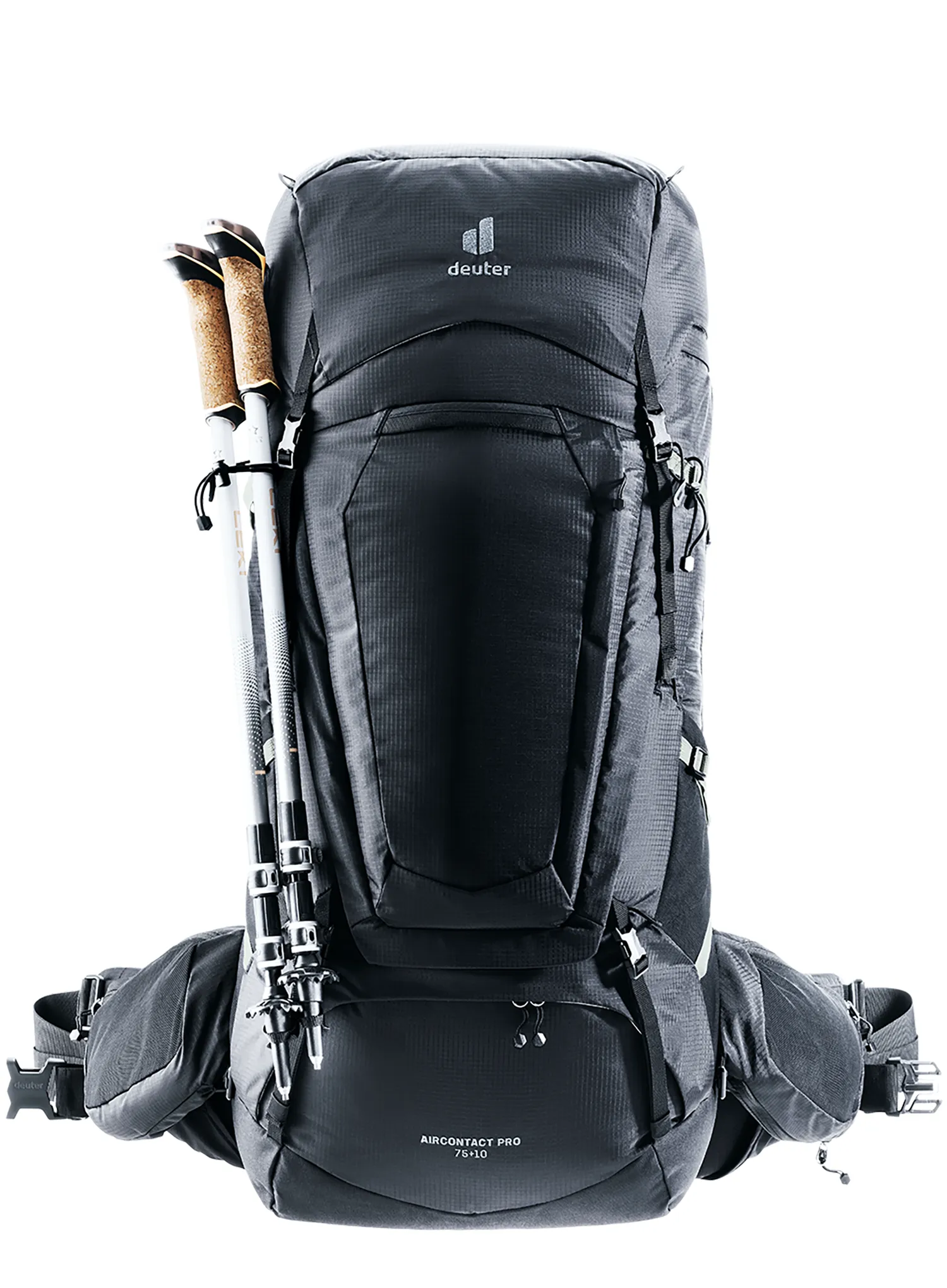 Рюкзак туристичний Deuter Aircontact Pro 75+10 - black