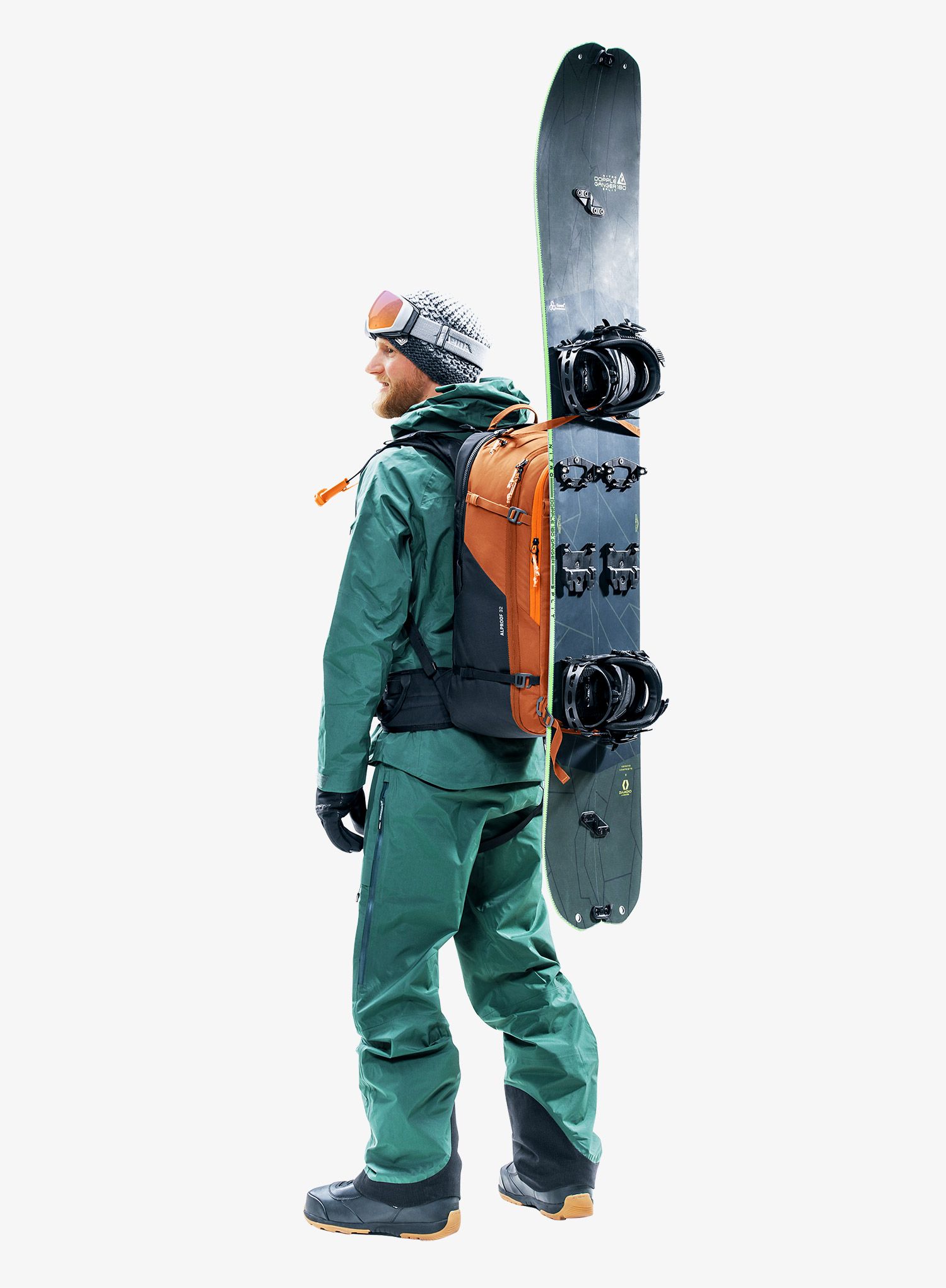 Рюкзак лавинний Deuter Alproof 32 - chestnut/black