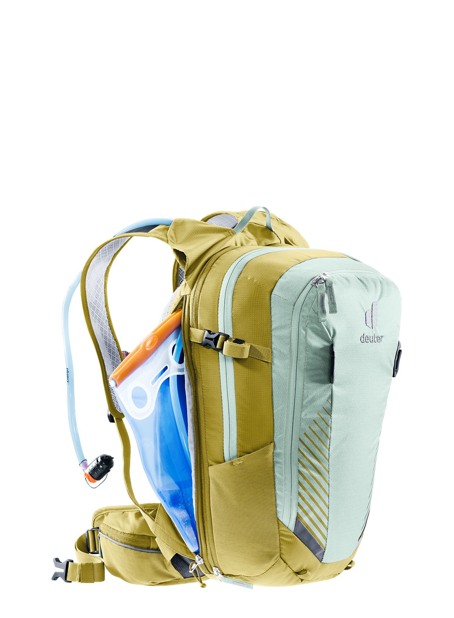 Велорюкзак жіночий Deuter Compact EXP 12 SL - frost/linden