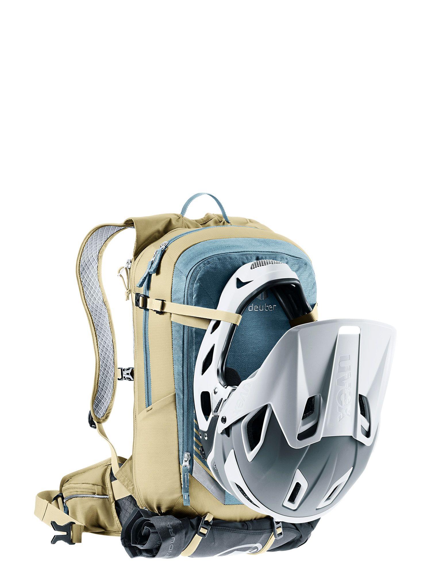 Велорюкзак Deuter Compact EXP 14 - atlantic/desert