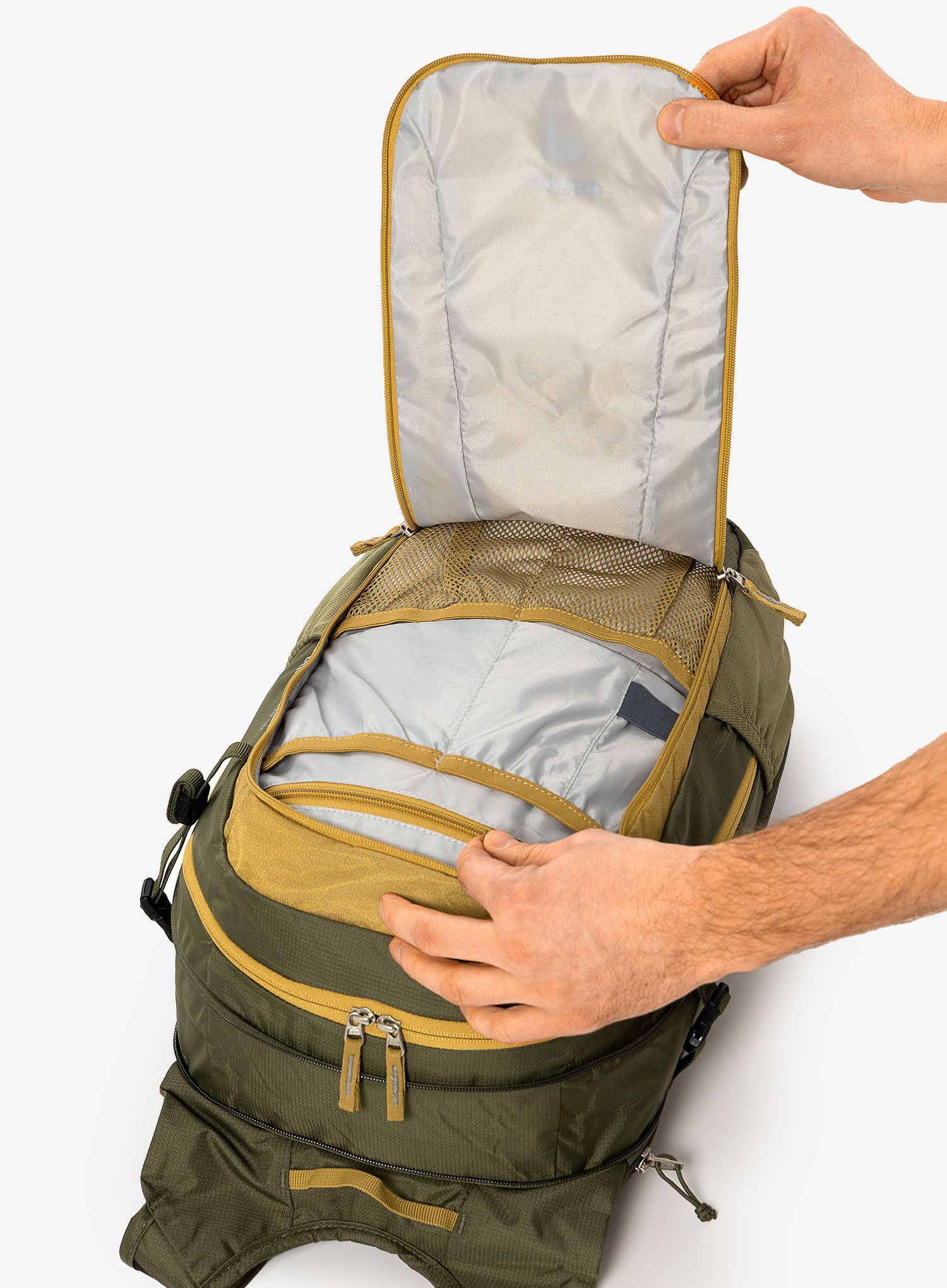 Велорюкзак Deuter Compact EXP 14 - caramel/khaki