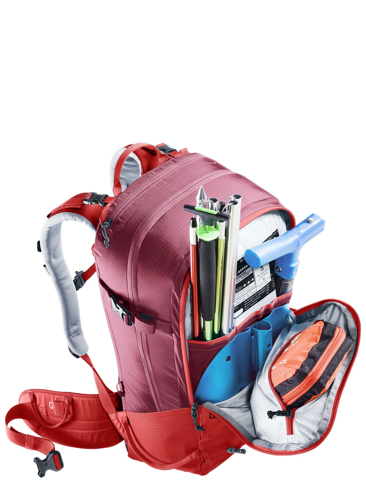 Рюкзак лижний Deuter Freerider 28 SL - currant/maron