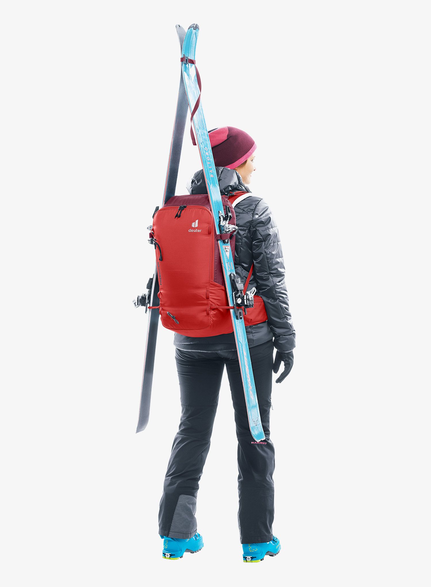 Рюкзак лижний Deuter Freerider 28 SL - currant/maron