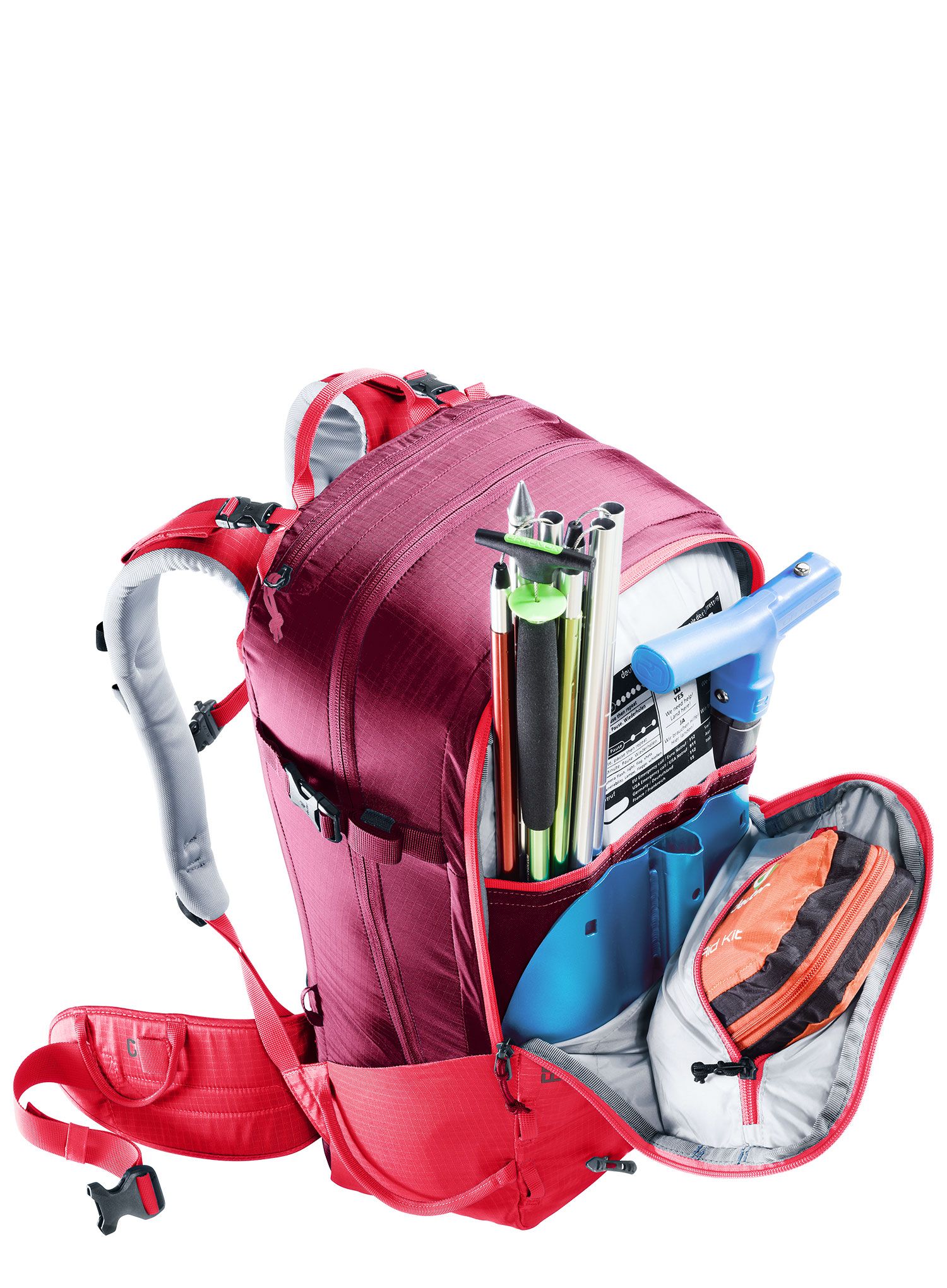 Рюкзак лижний Deuter Freerider 28 SL - hibiscus/ruby