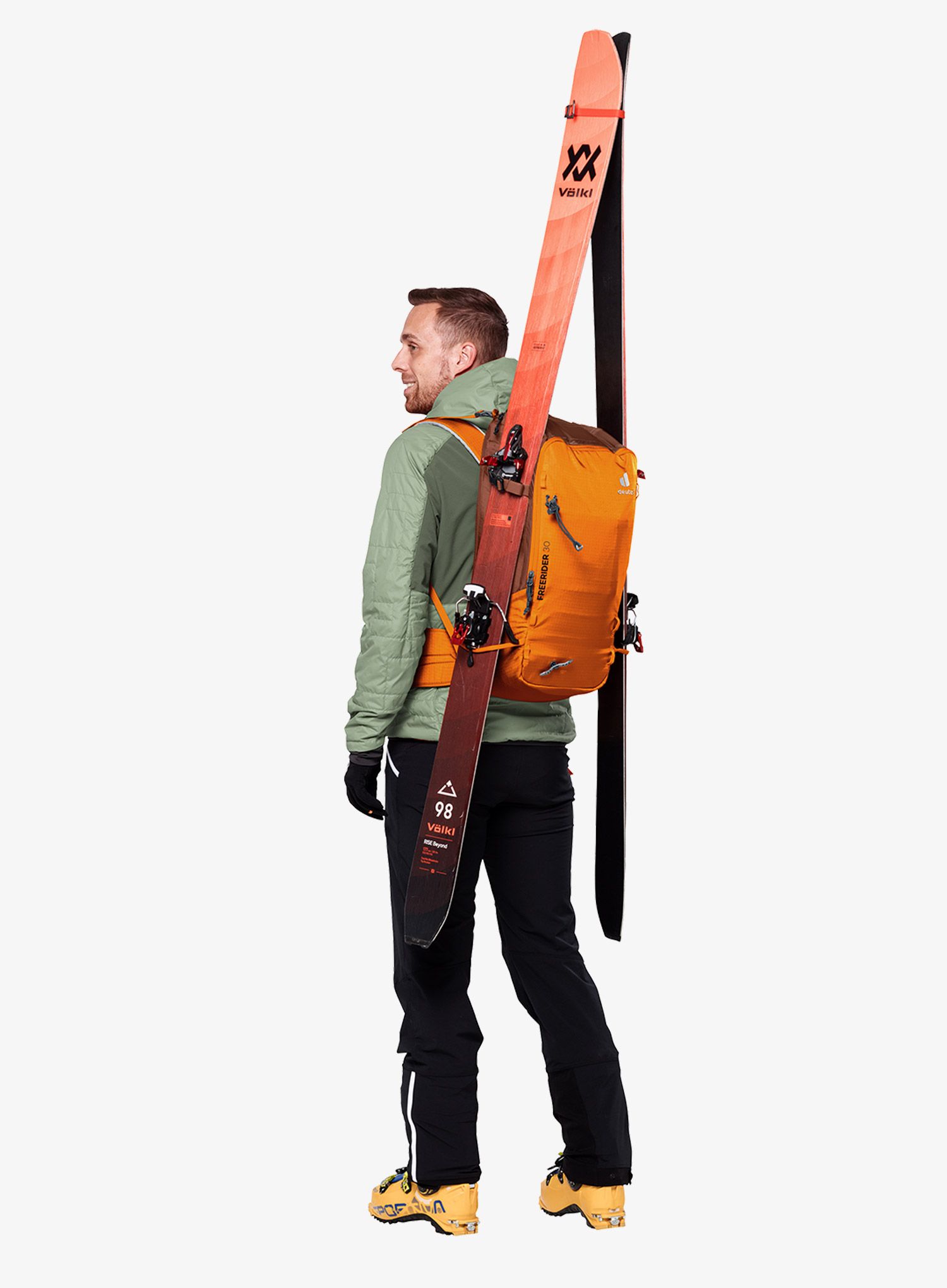 Рюкзак лижний Deuter Freerider 30 - chestnut/umbra