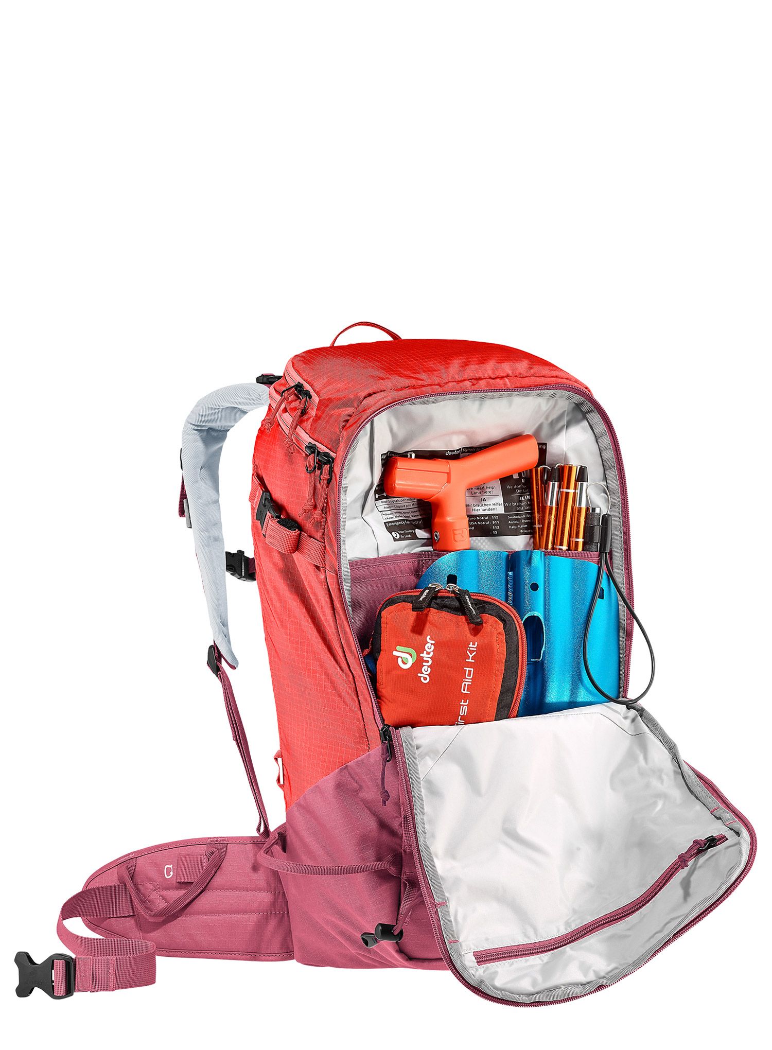 Рюкзак лижний Deuter Freerider Pro 32+ SL - maron/currant