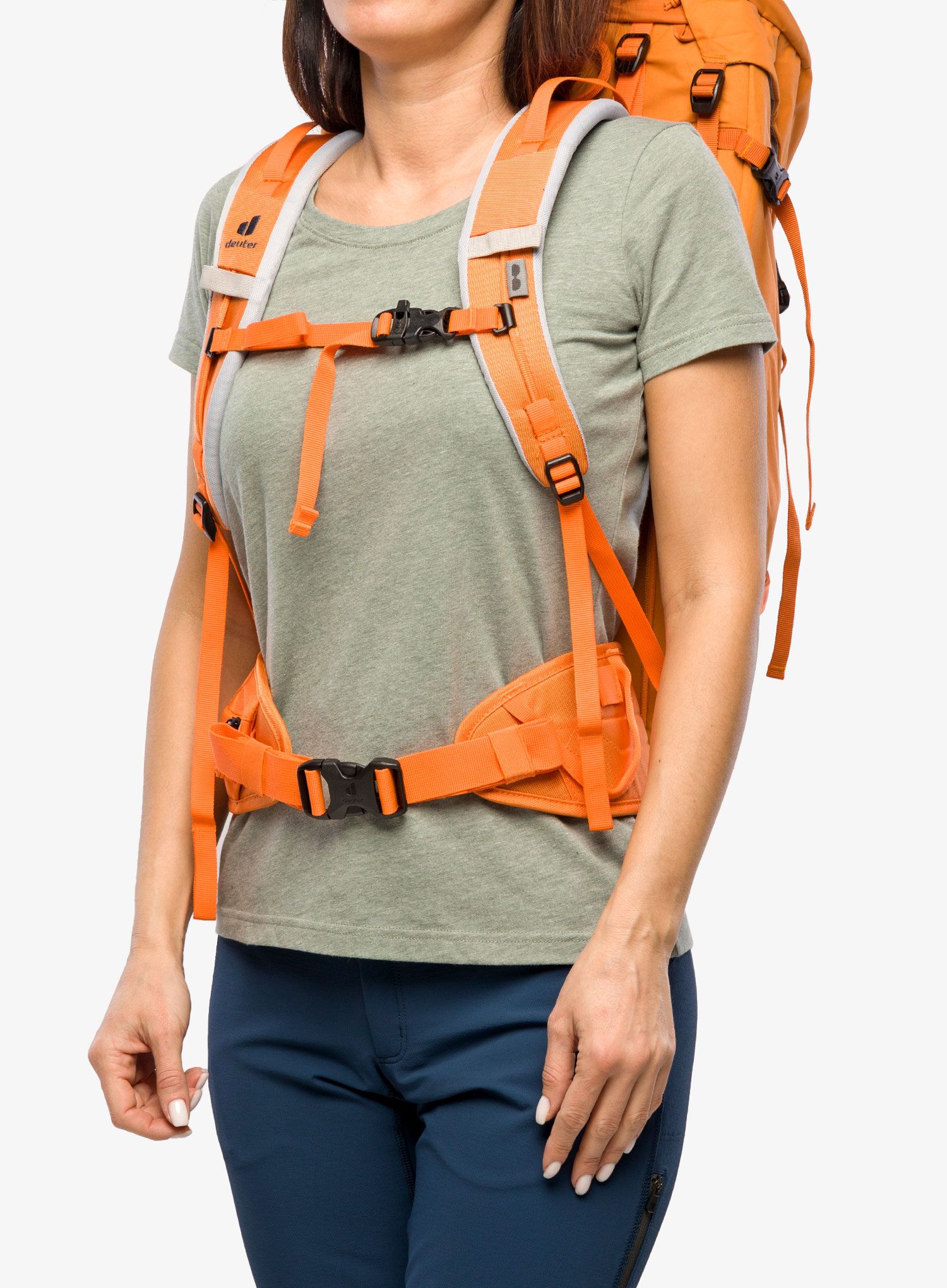 Рюкзак лижний Deuter Freescape Pro 38+ SL - mandarine/saffron