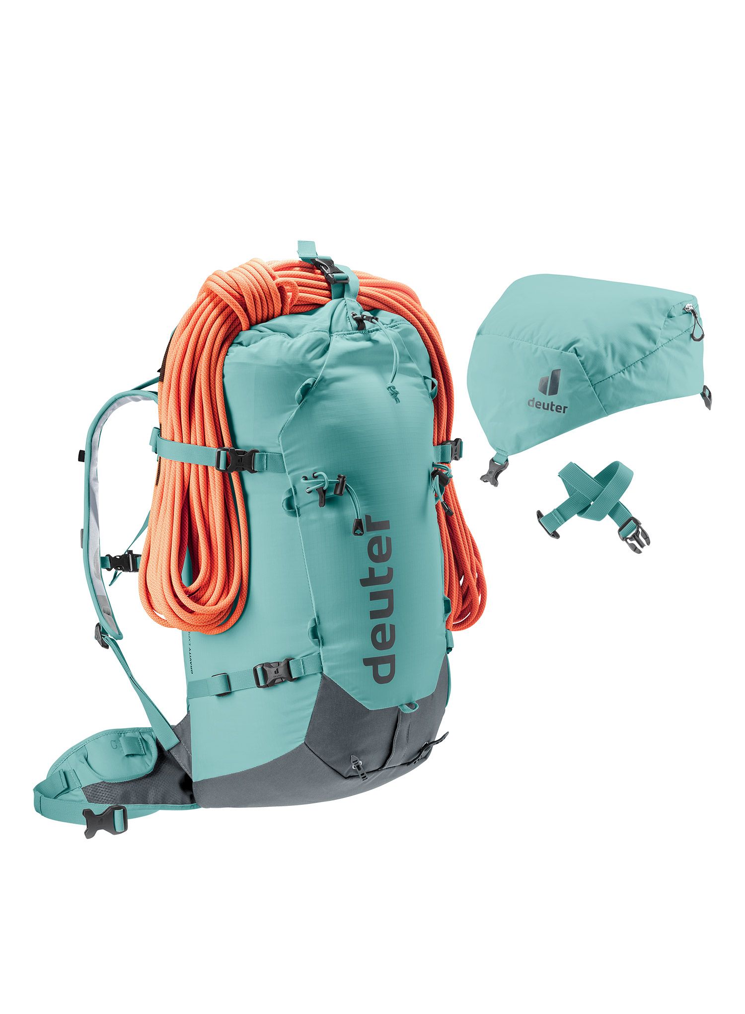 Рюкзак гірський жіночий Deuter Gravity Expedition 45+ SL - dustblue/graphite