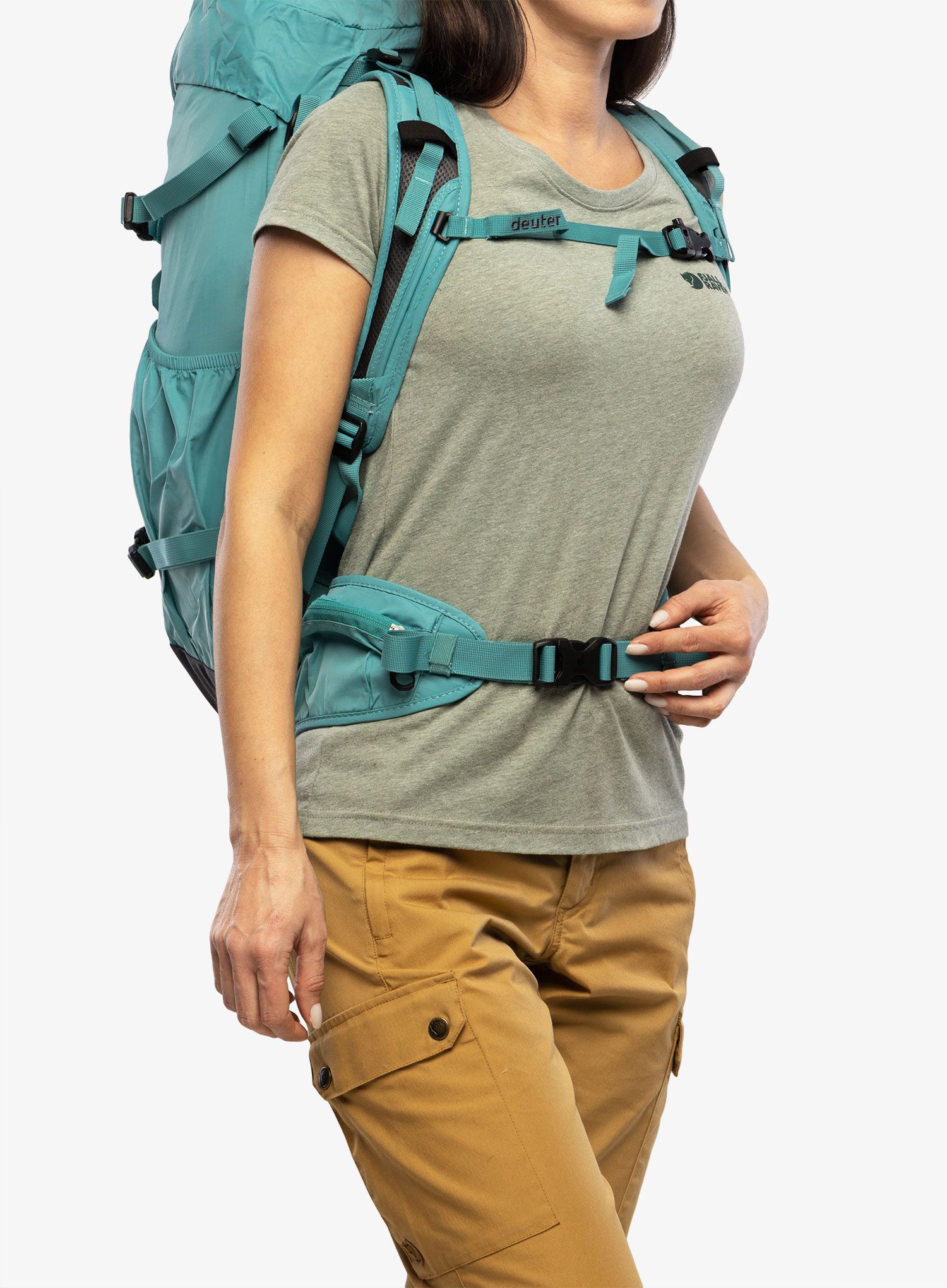 Рюкзак гірський жіночий Deuter Gravity Expedition 45+ SL - dustblue/graphite