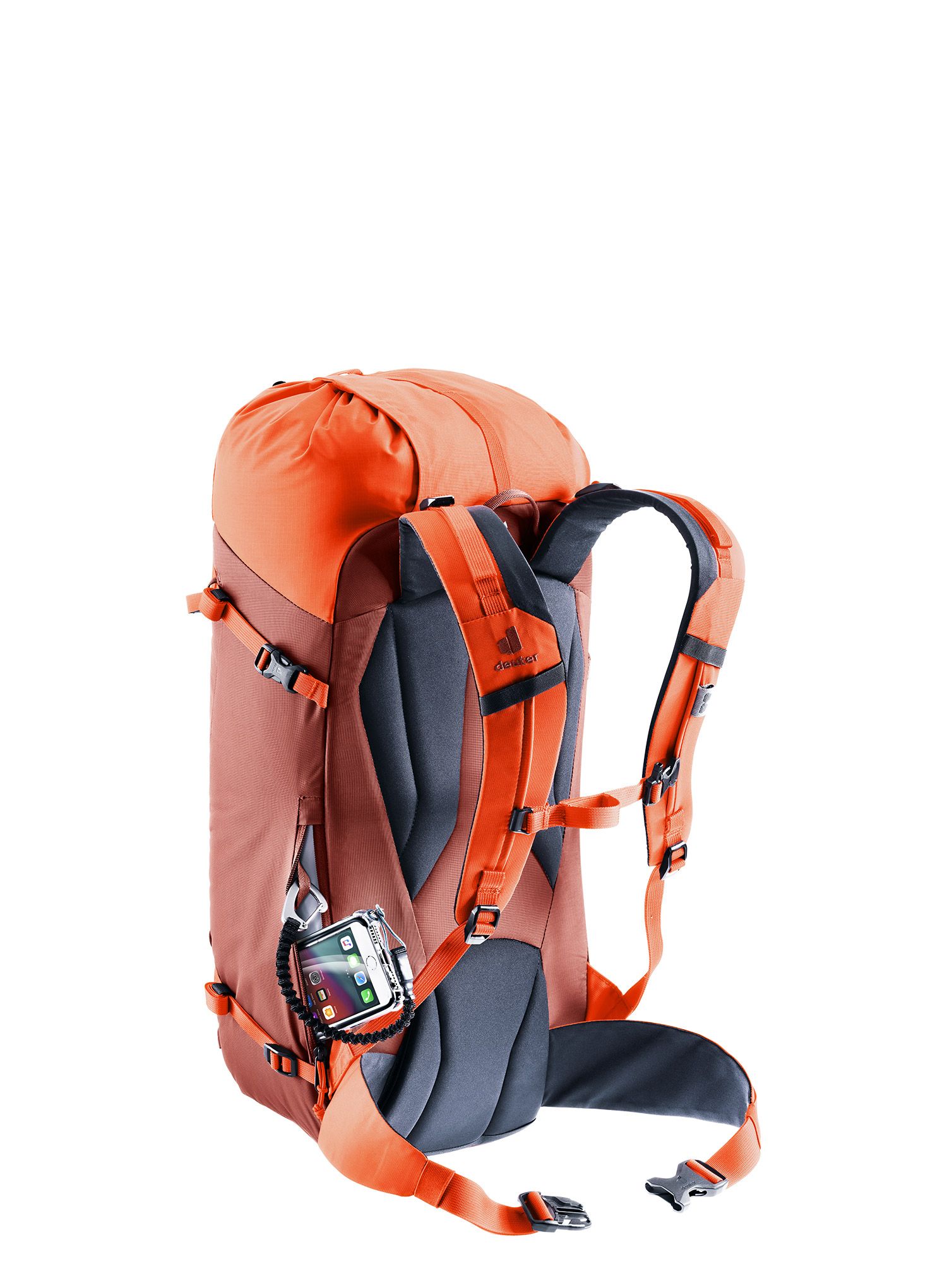Рюкзак гірський Deuter Guide 30 - redwood/papaya