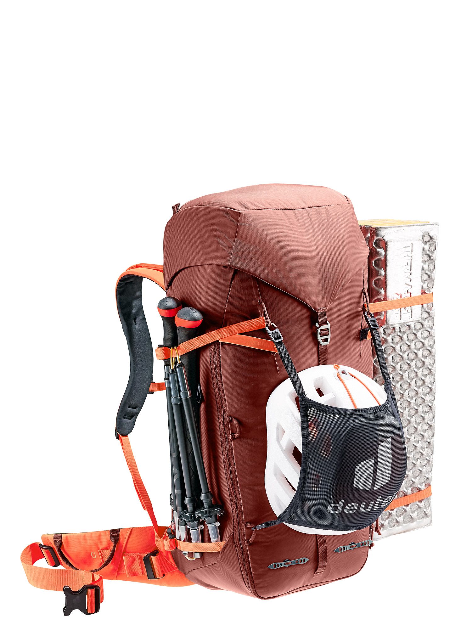 Рюкзак гірський Deuter Guide 34+ - redwood/papaya