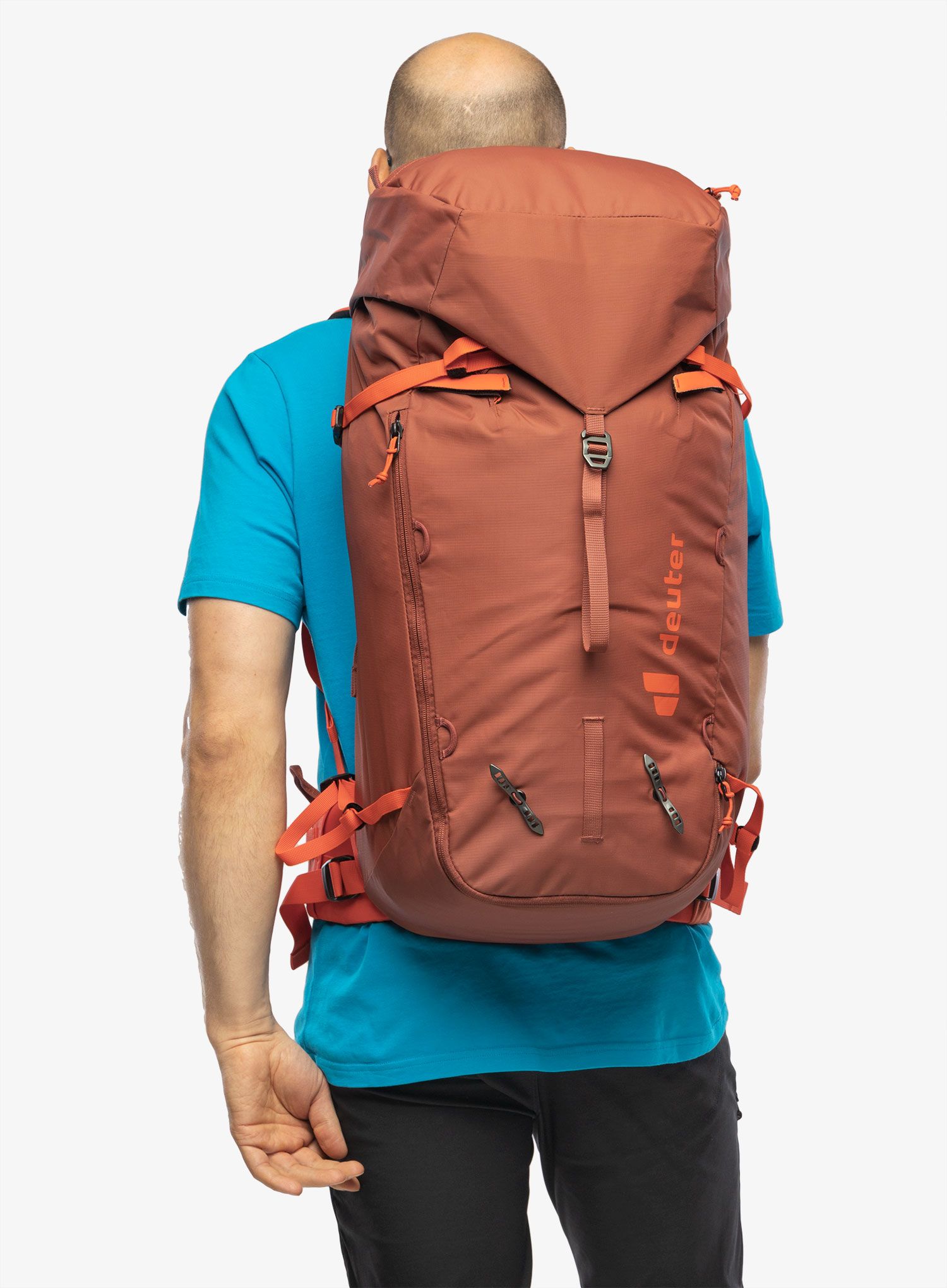 Рюкзак гірський Deuter Guide 44+ - redwood/papaya