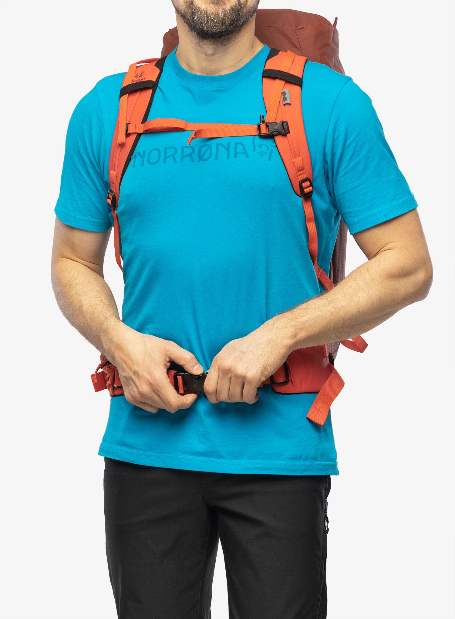 Рюкзак гірський Deuter Guide 44+ - redwood/papaya
