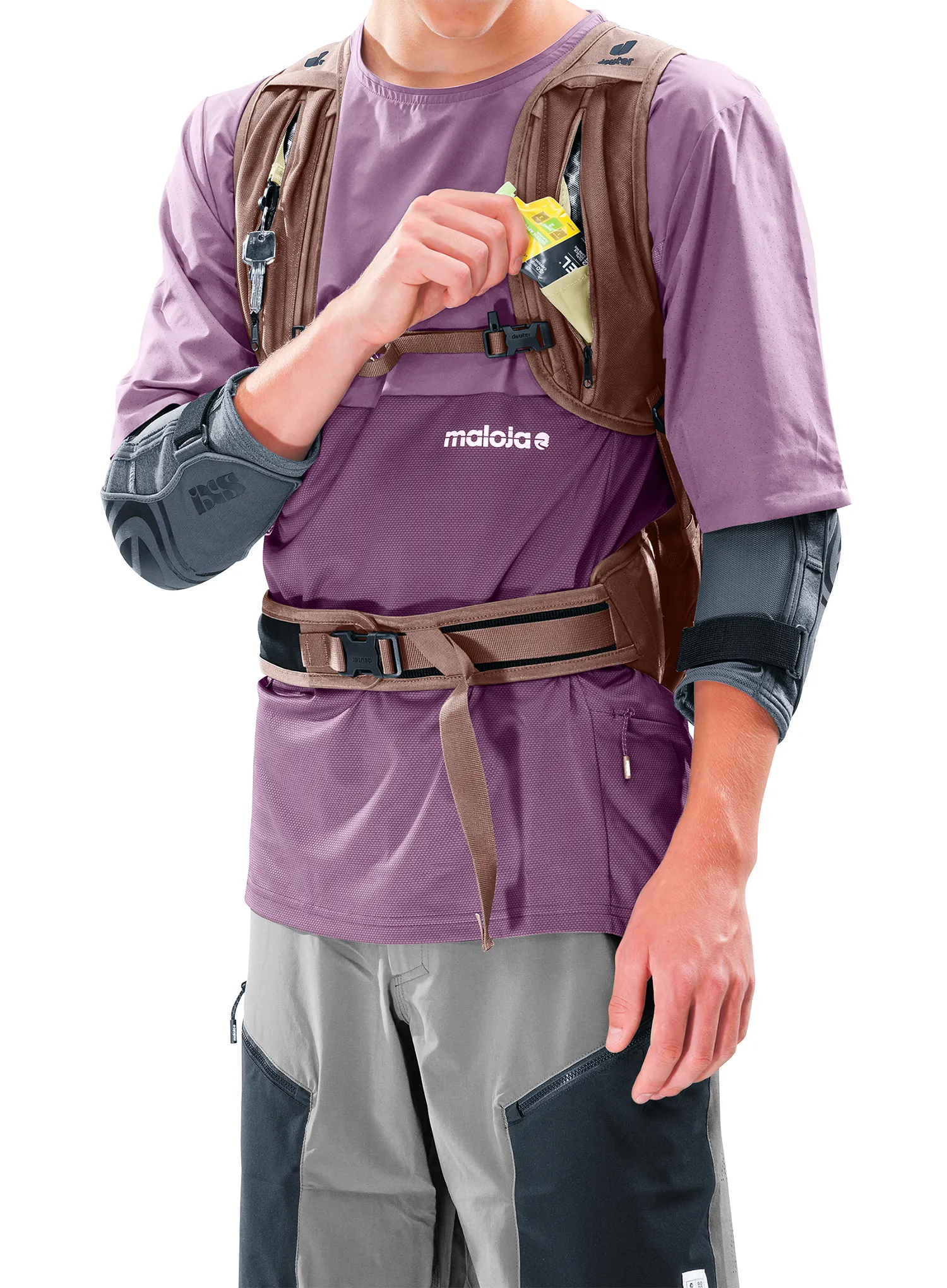 Велорюкзак Deuter Hiline 14 - atlantic/raisin
