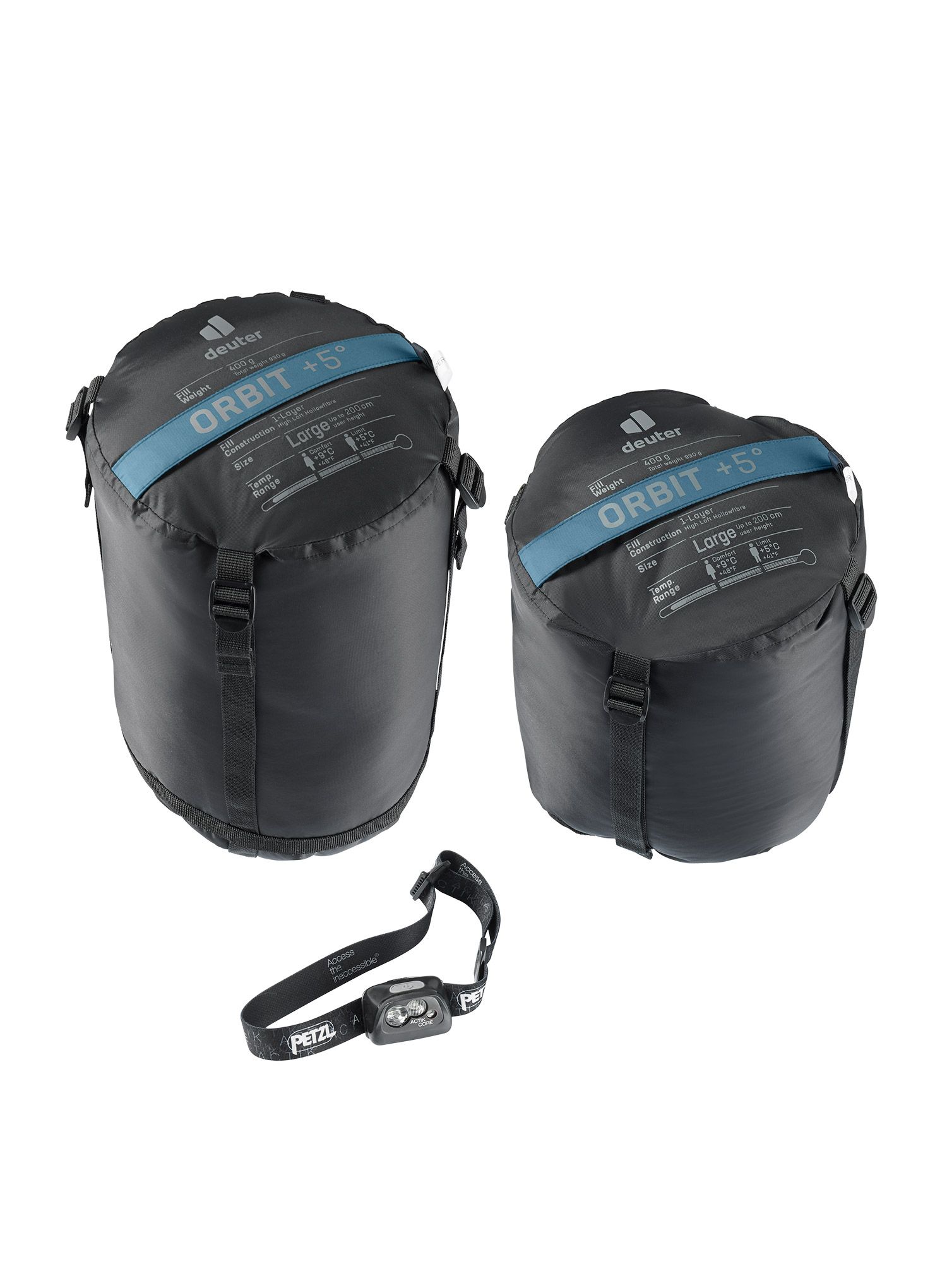 Спальний мішок Deuter Orbit +5 EL (200 cm) - atlantic/ink