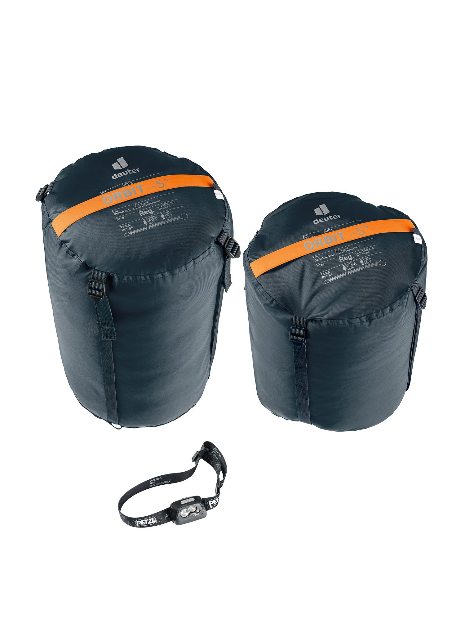 Спальний мішок синтетичний Deuter Orbit -5 (185 cm) - chestnut/ink