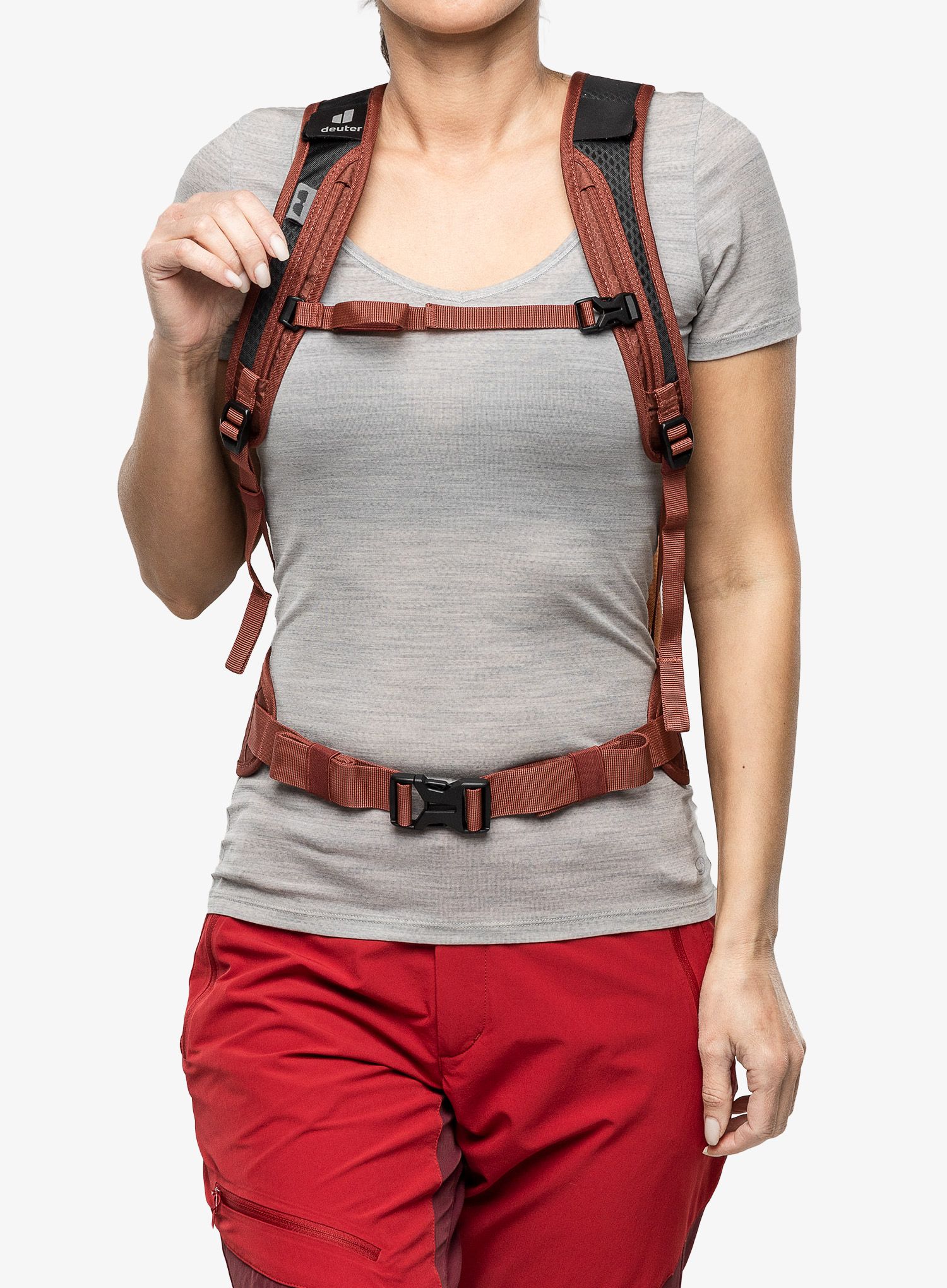 Велорюкзак Deuter Race 12 - chestnut/redwood