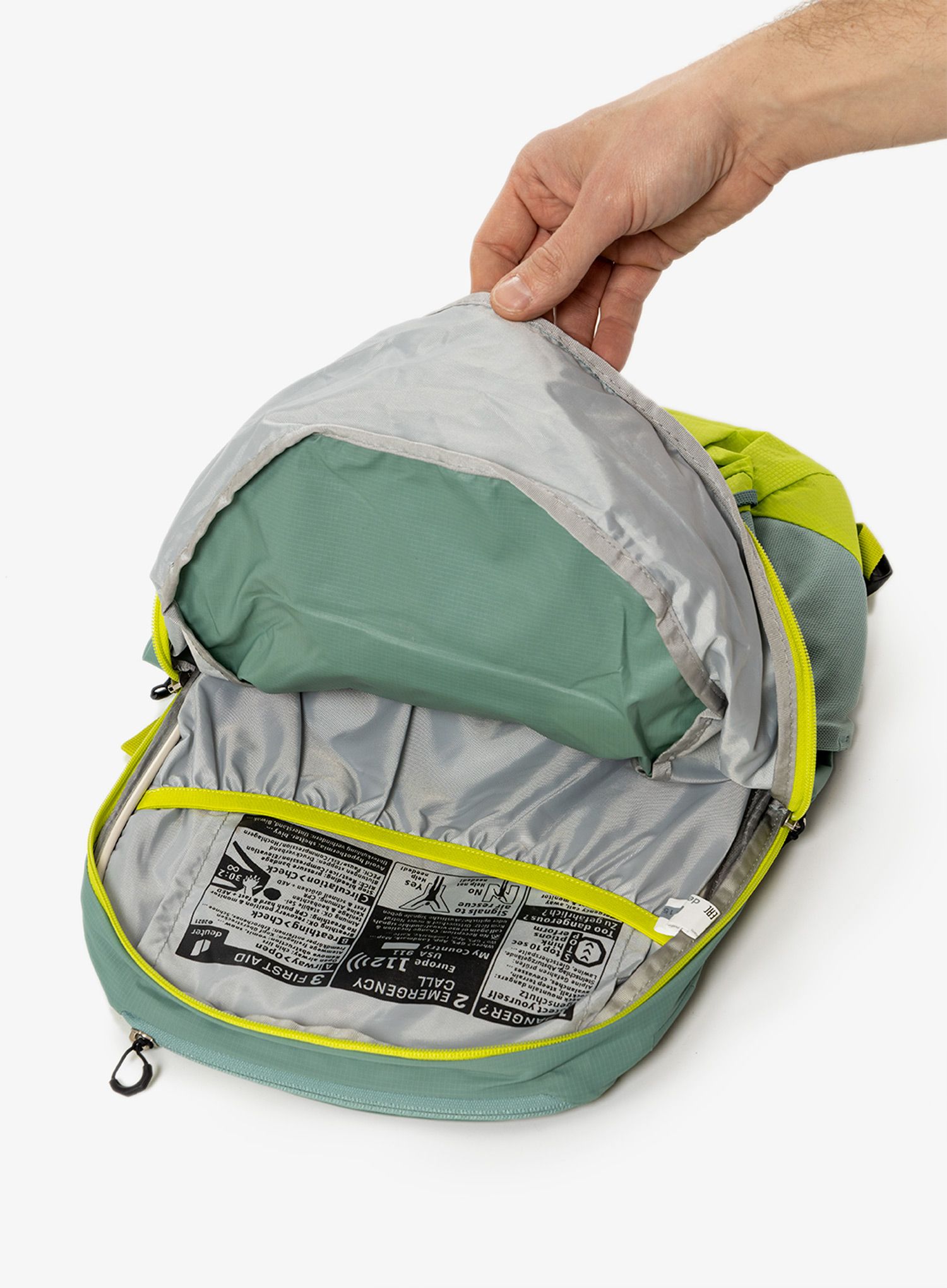Рюкзак туристичний Deuter Speed Lite 21 - jade/citrus