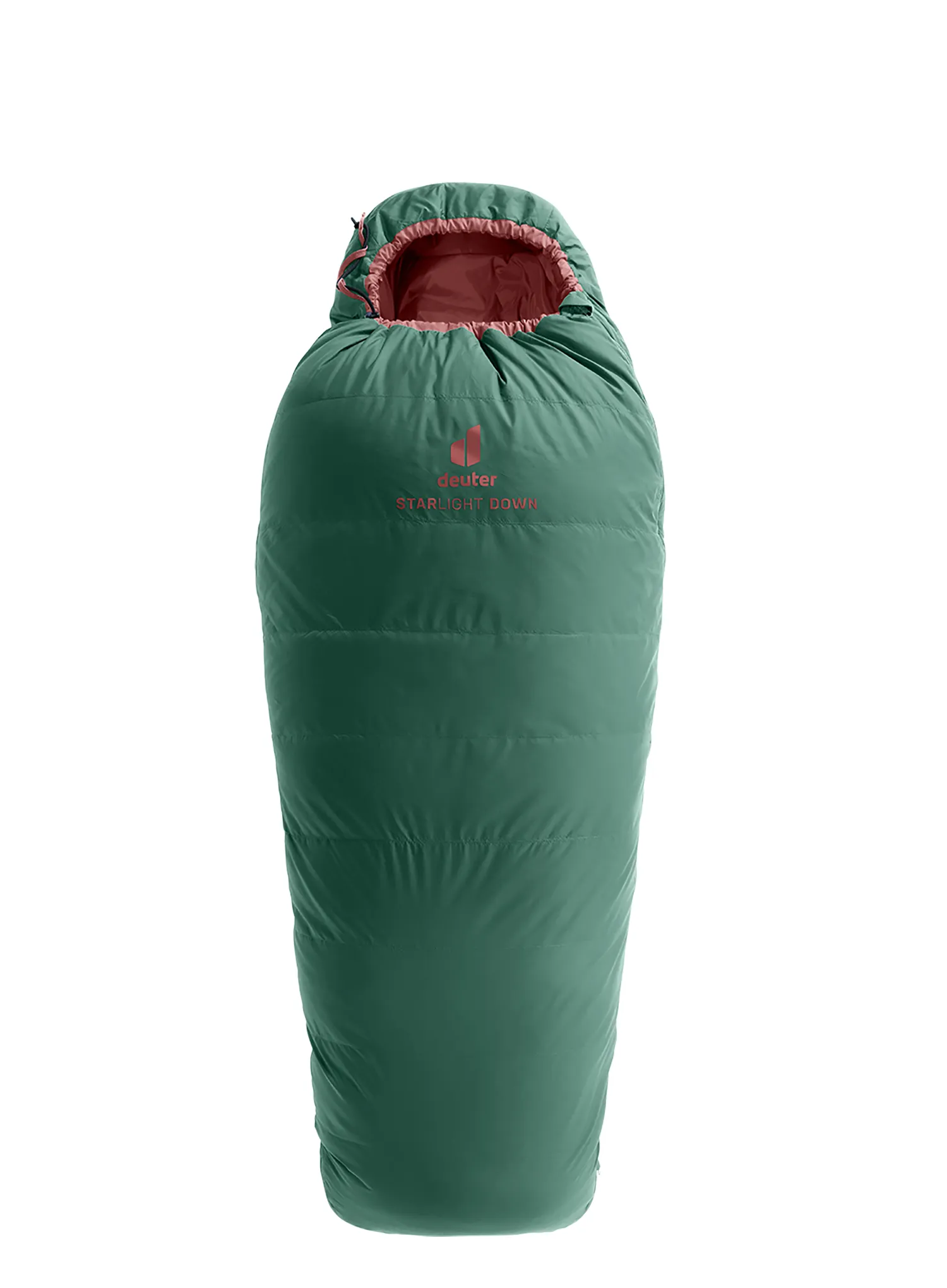 Спальний мішок дитячий Deuter Starlight Down (130–170 cm) - seagreen/redwood