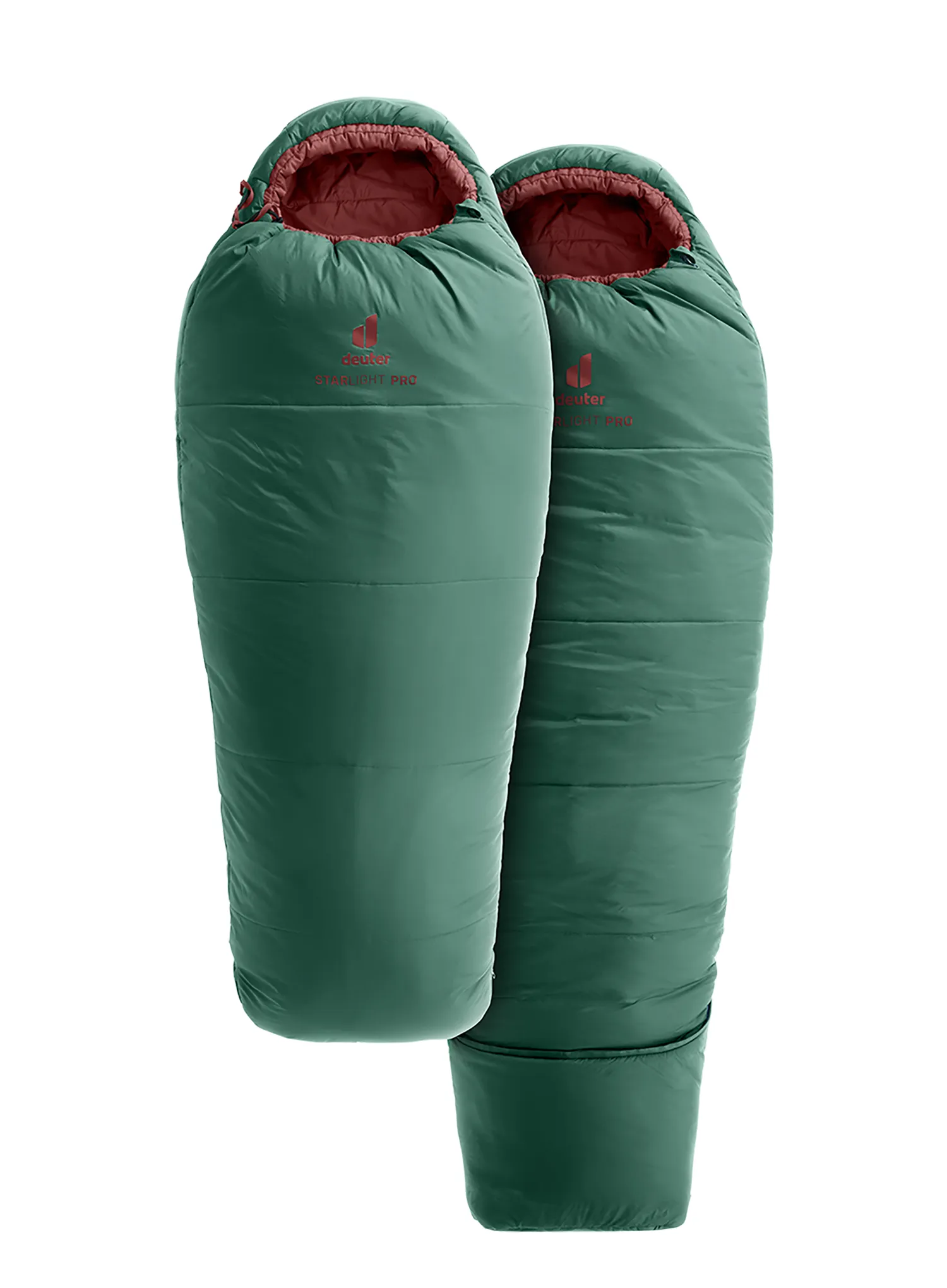 Спальний мішок дитячий Deuter Stralight Pro (130–170 cm) - seagreen/redwood