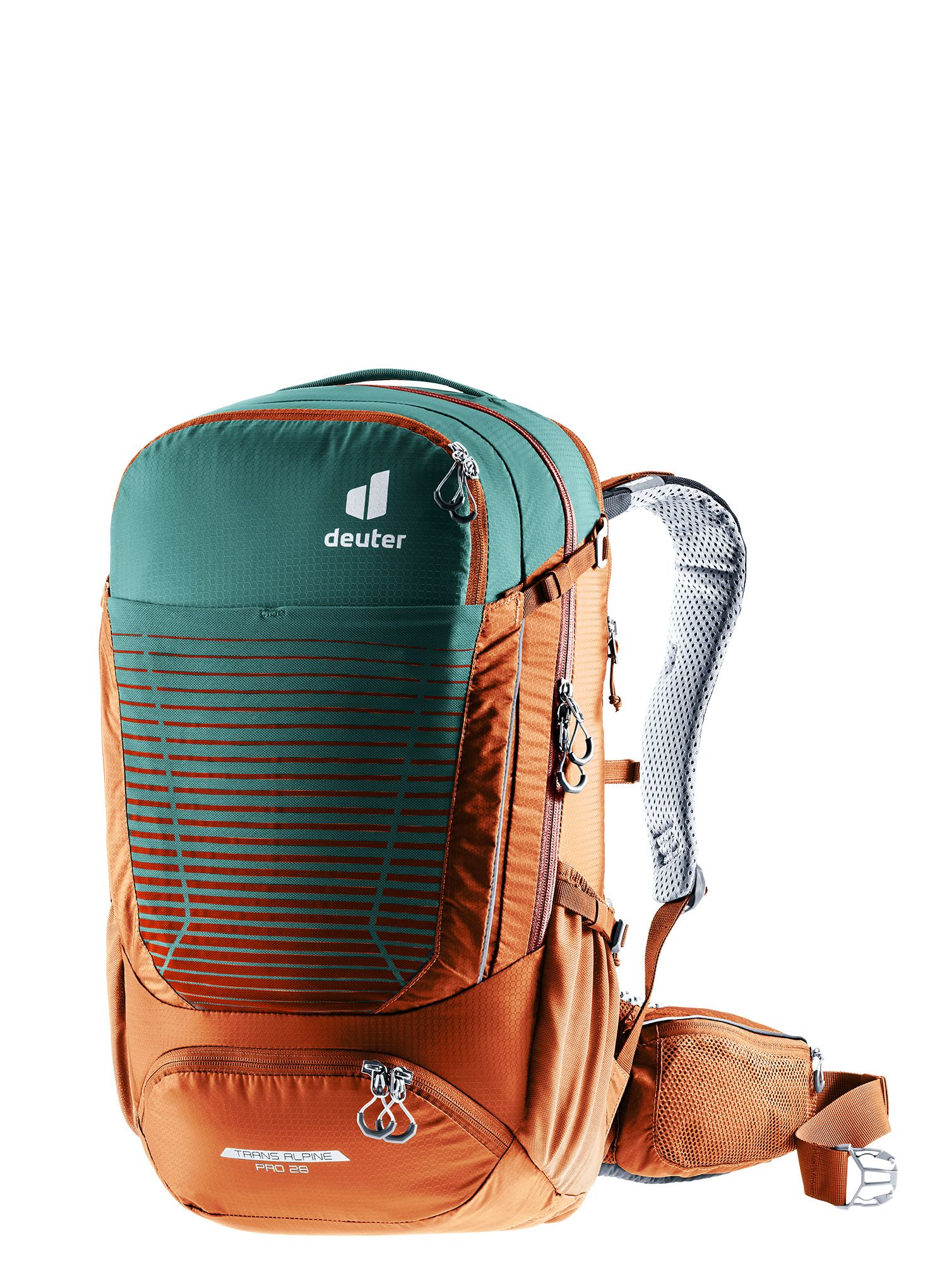 Велорюкзак Deuter Trans Alpine Pro 28 - deepsea/chestnut