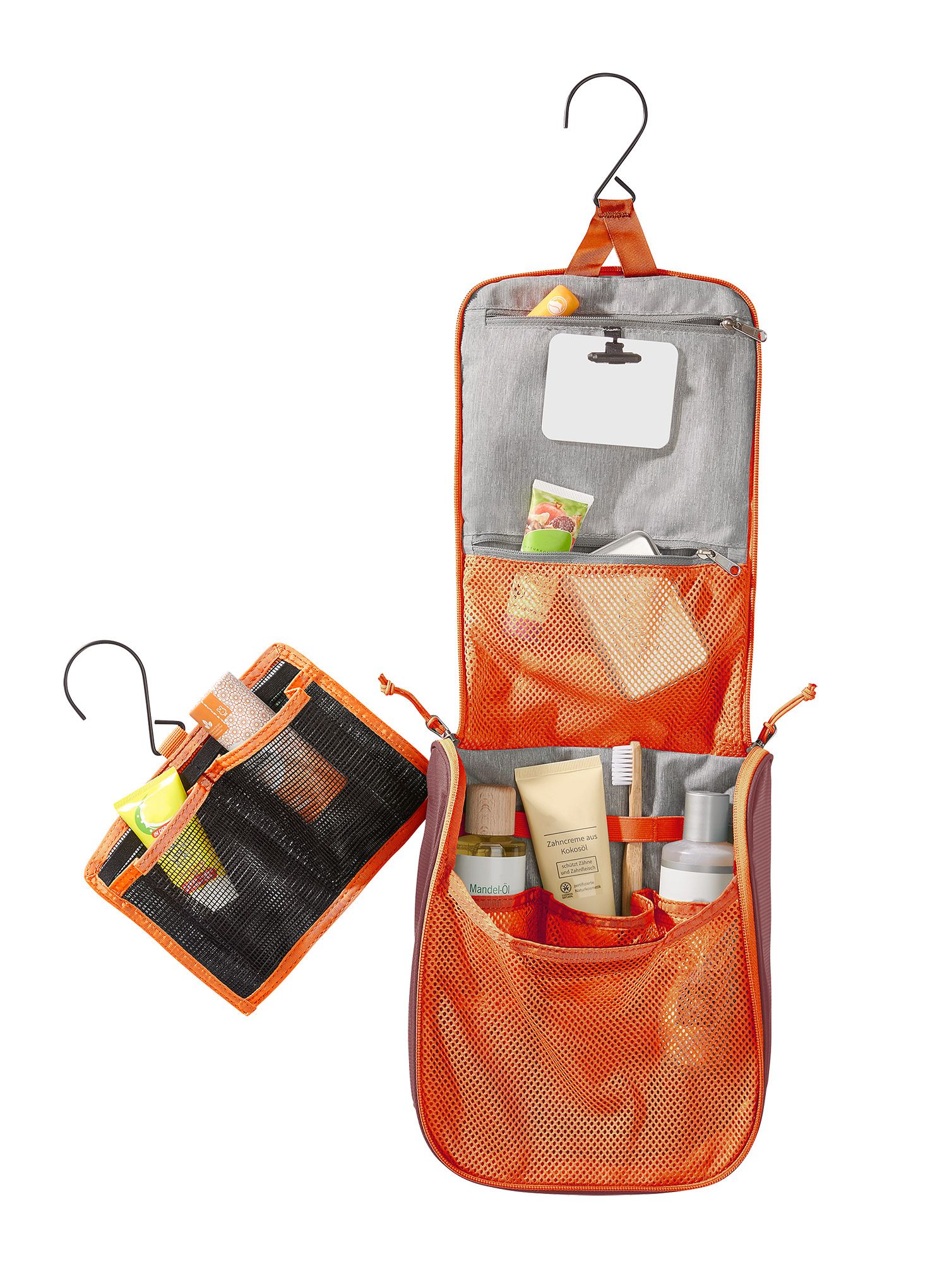 Косметичка туристична Deuter Wash Center II - chestnut/umbra