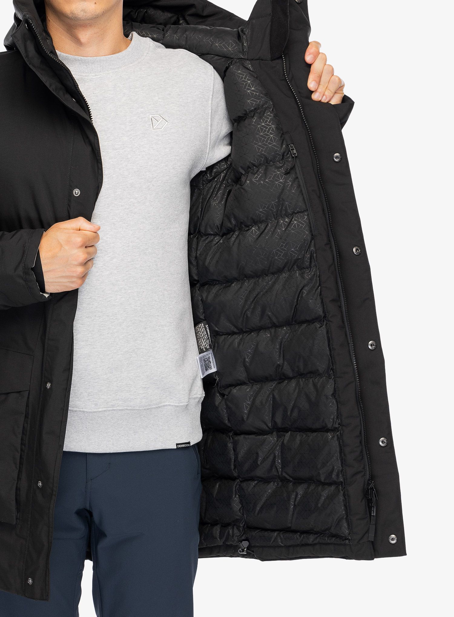 Пальто Didriksons Akilles Parka - black