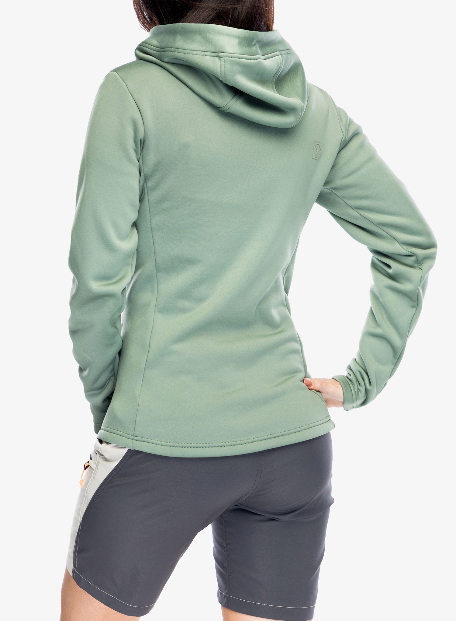 Кофта на блискавці жіноча Didriksons Anneli Full Zip 2 - light moss