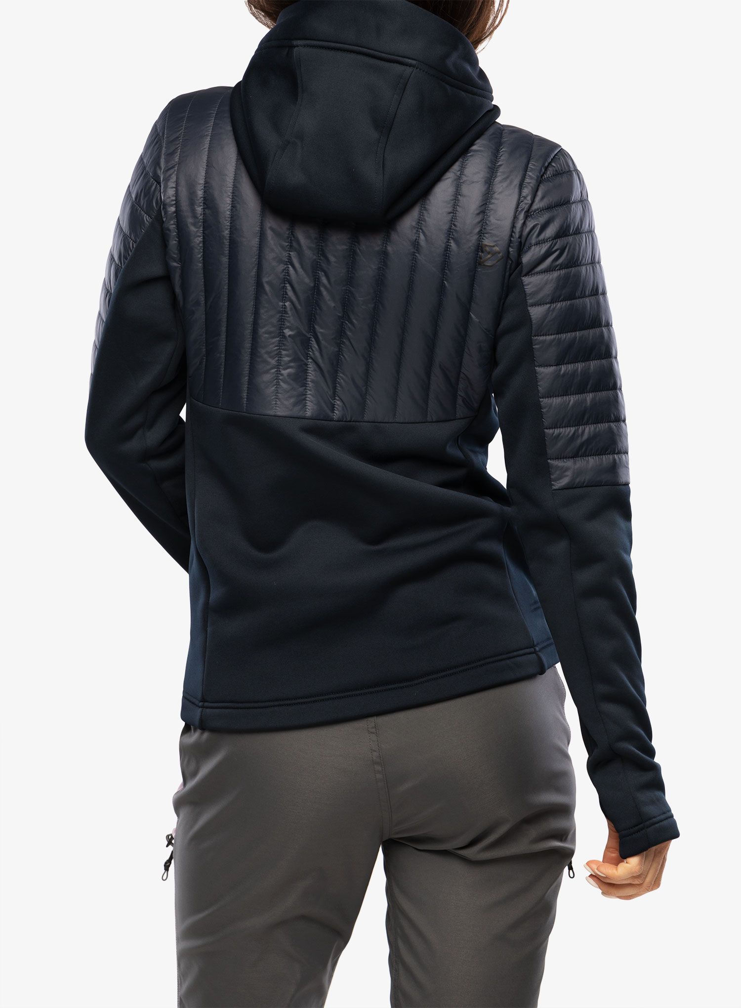 Куртка гібридна жіноча Didriksons Annema Full Zip 6 - dark night blue