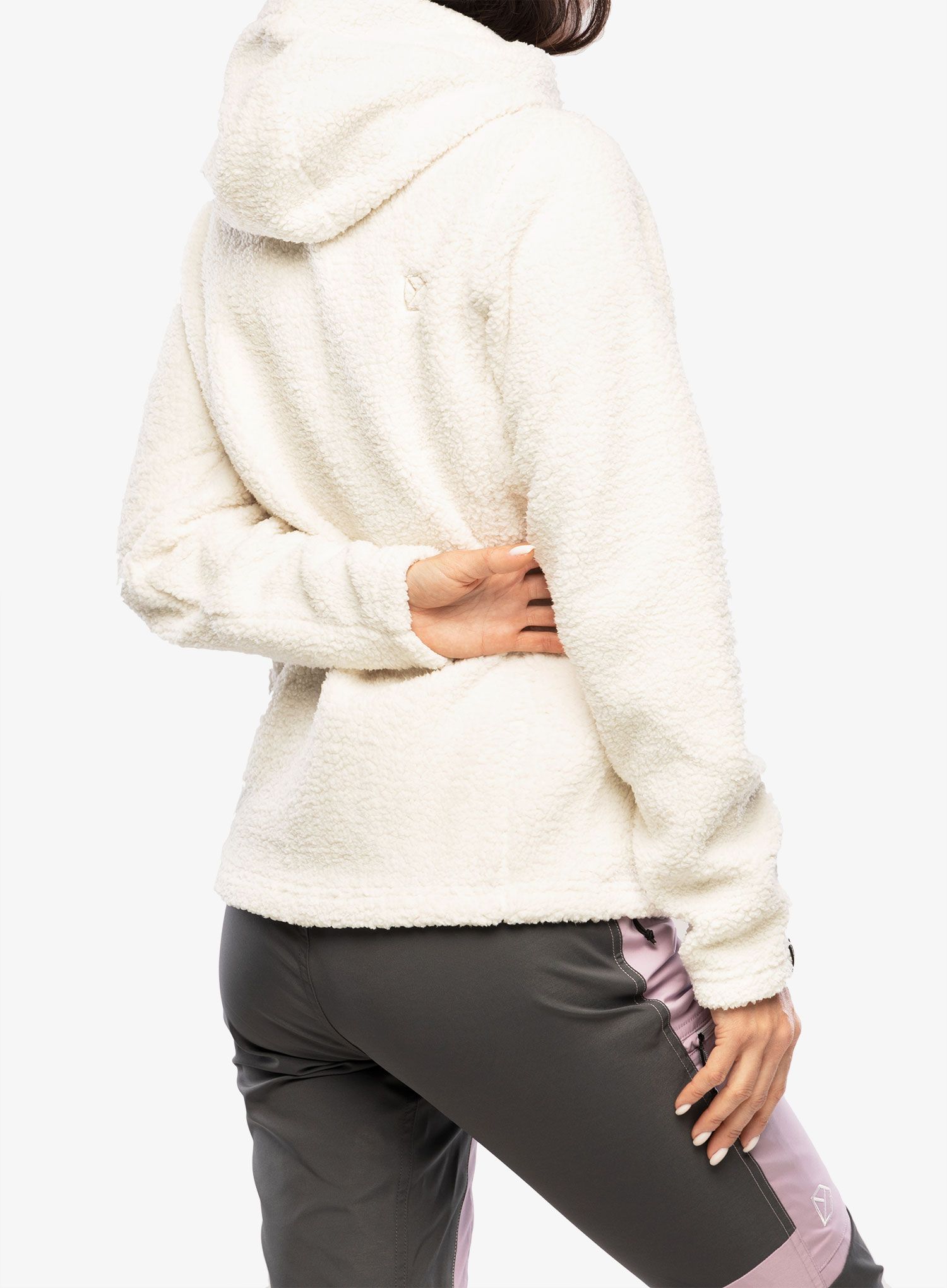 Фліска жіноча з каптуром Didriksons Anniken Full Zip 2 - shell white