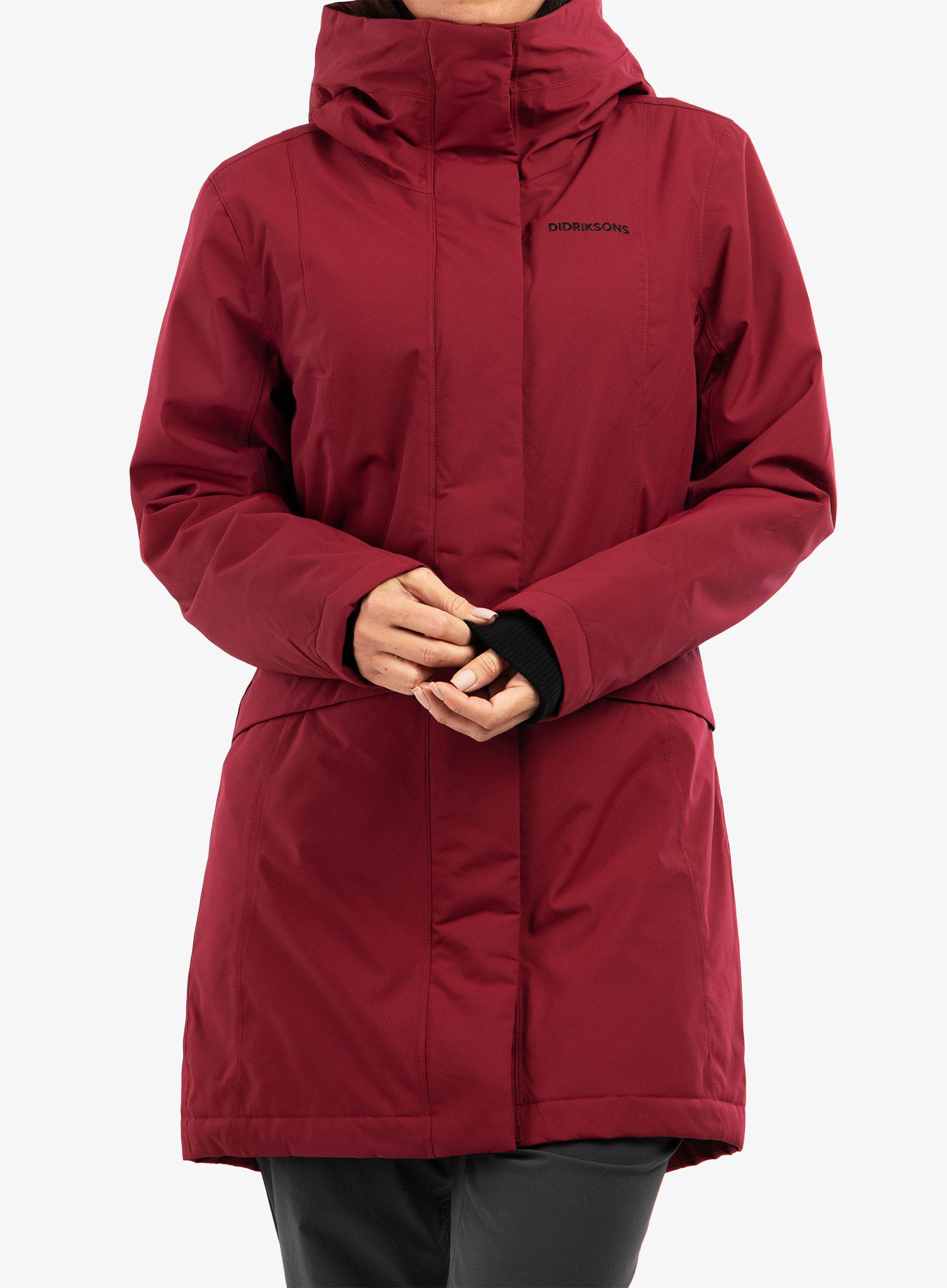 Плащ жіночий Didriksons Cajsa Parka 4 - ruby red