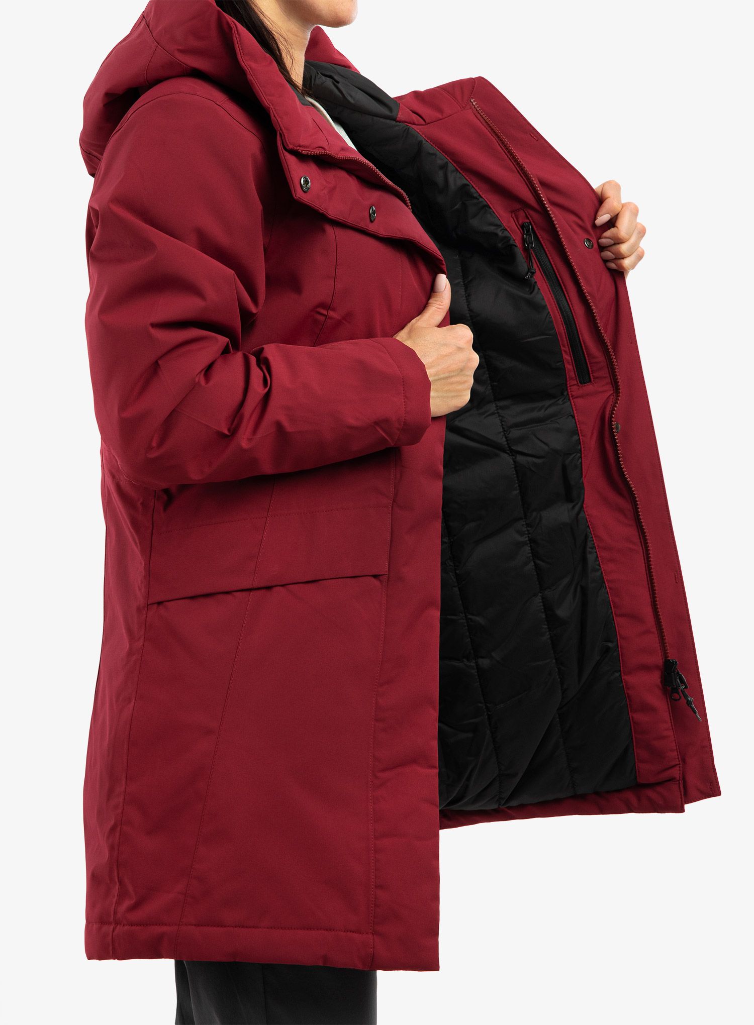 Плащ жіночий Didriksons Cajsa Parka 4 - ruby red