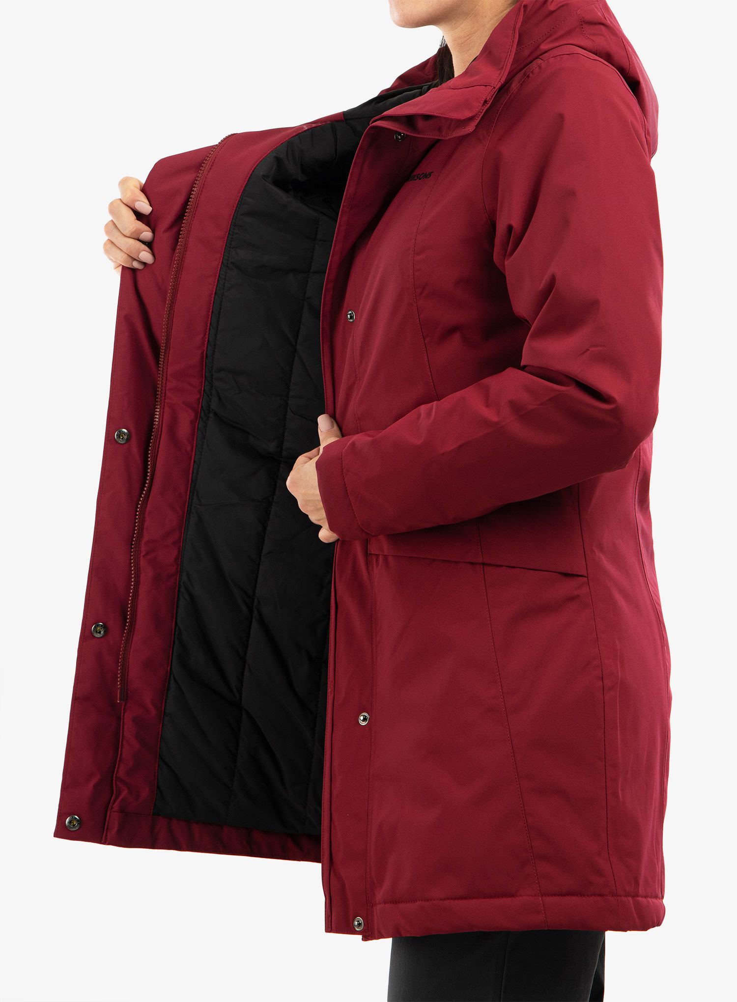 Плащ жіночий Didriksons Cajsa Parka 4 - ruby red