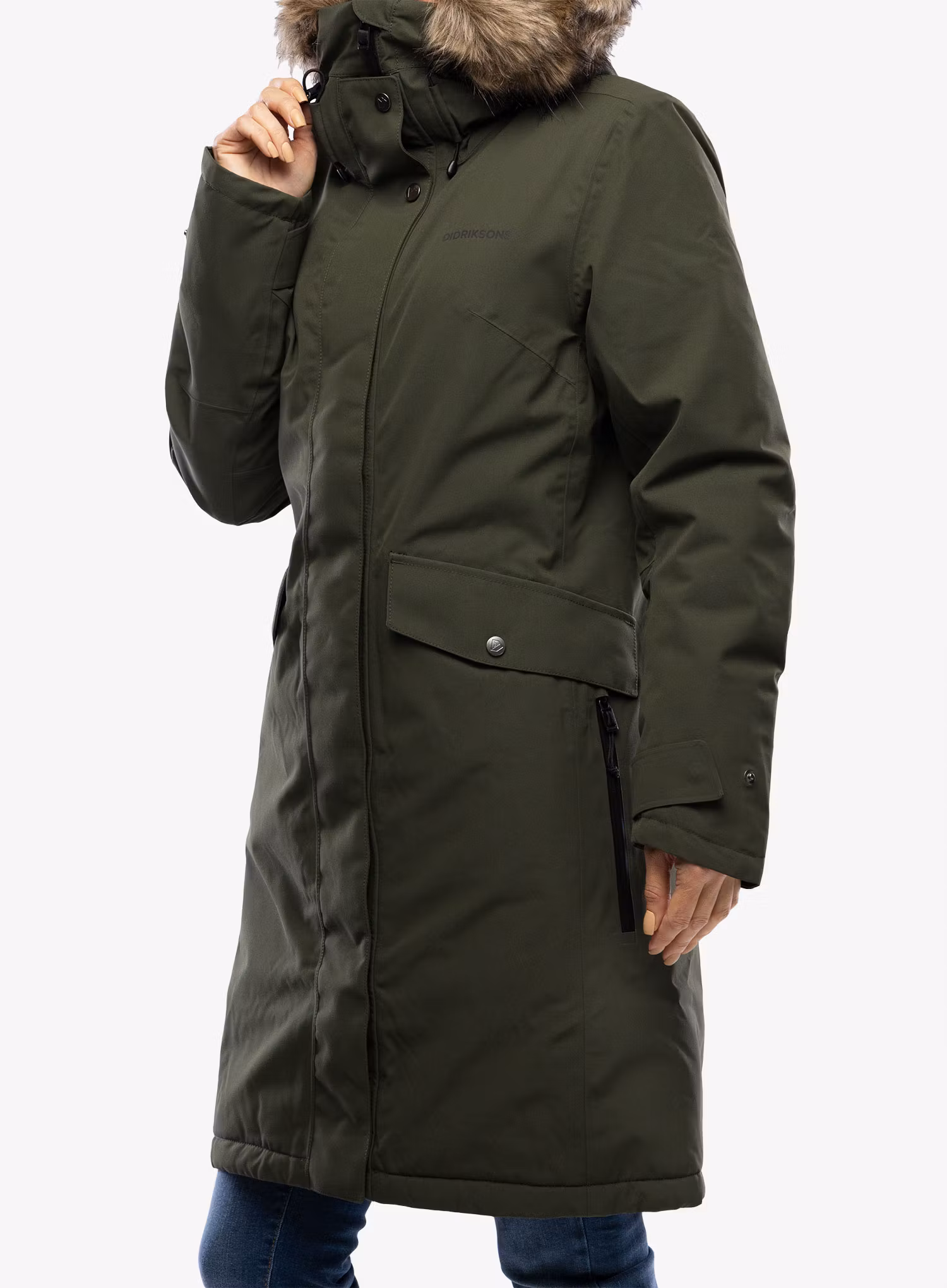 Парка зимова жіноча Didriksons Erika Parka 3 - deep green