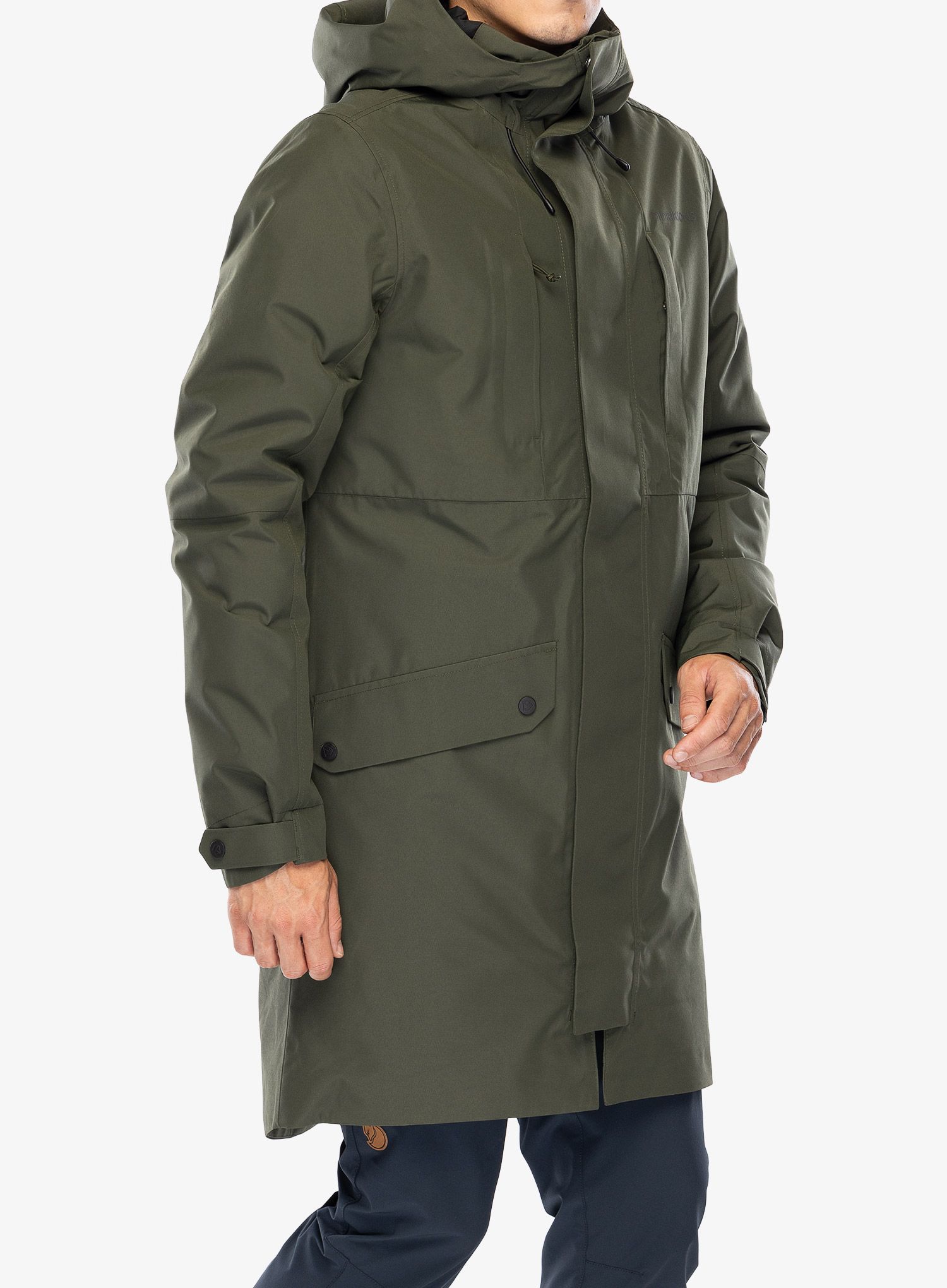 Пальто Didriksons Falke Parka - deep green