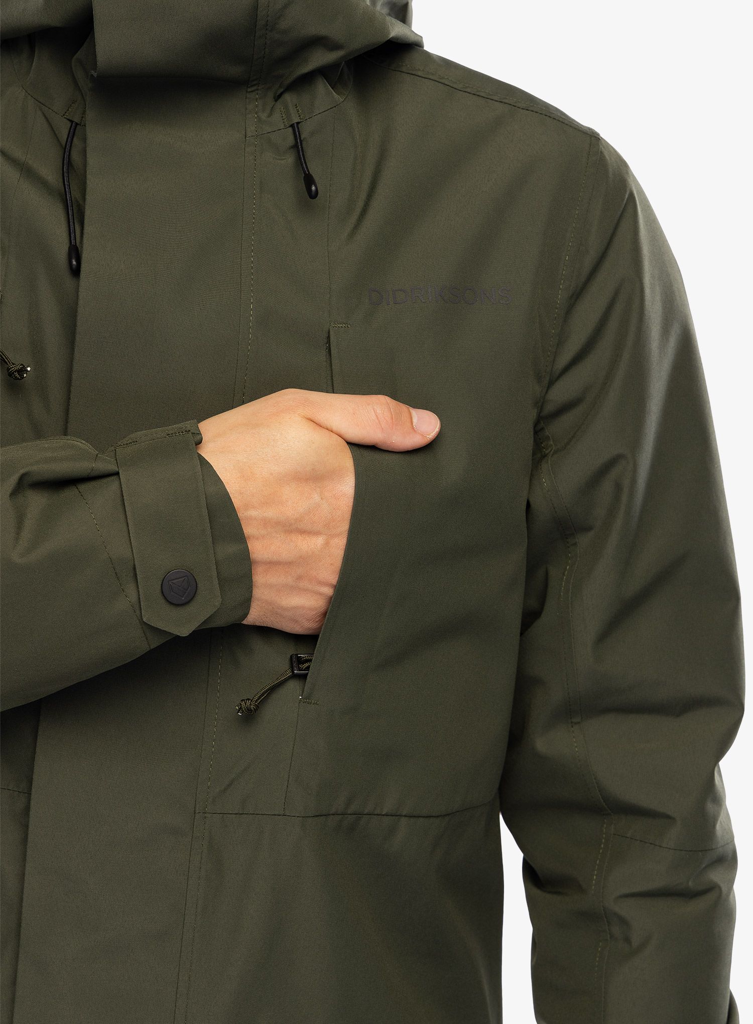 Пальто Didriksons Falke Parka - deep green