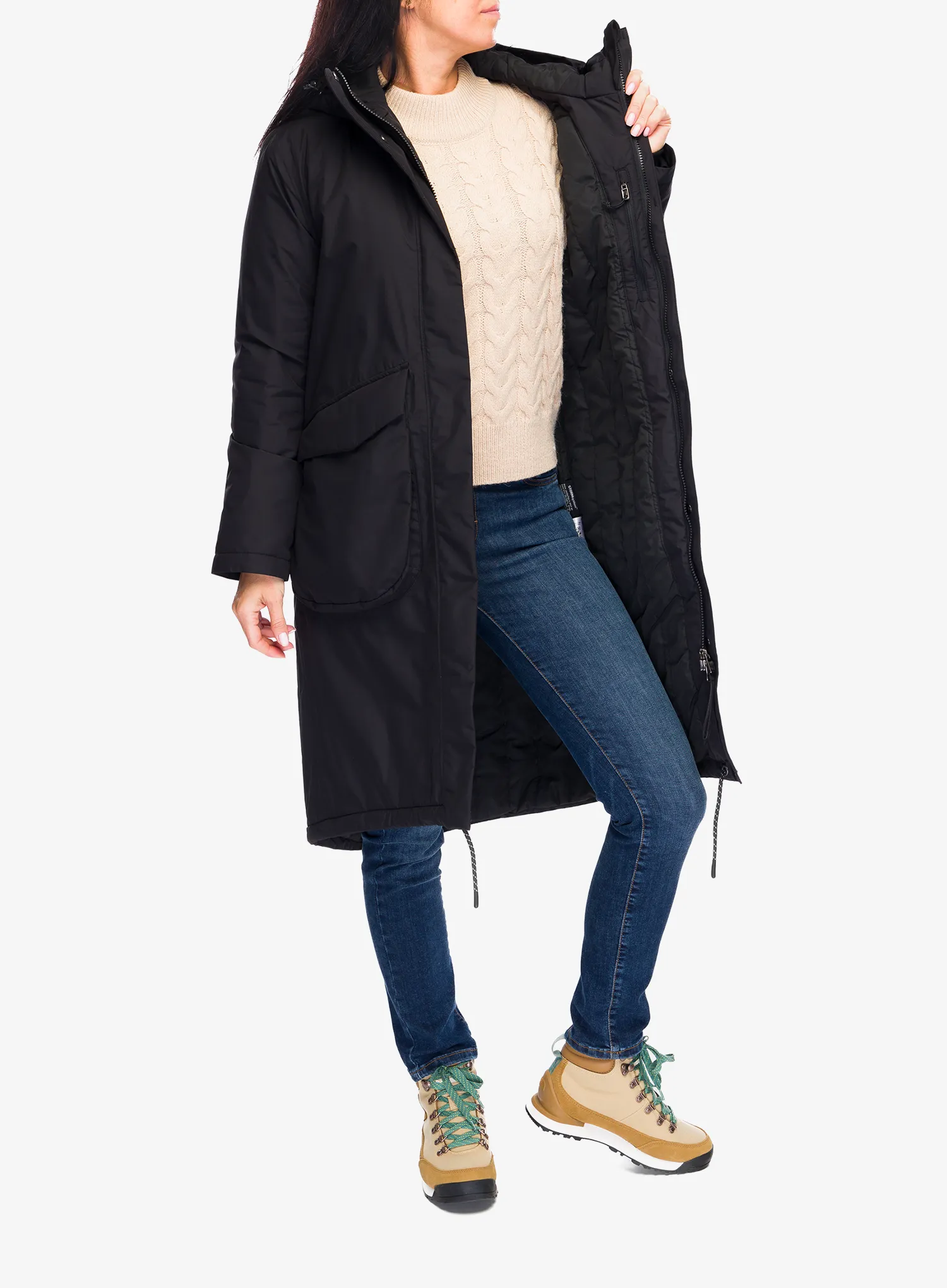 Плащ жіночий Didriksons Fara Parka - black