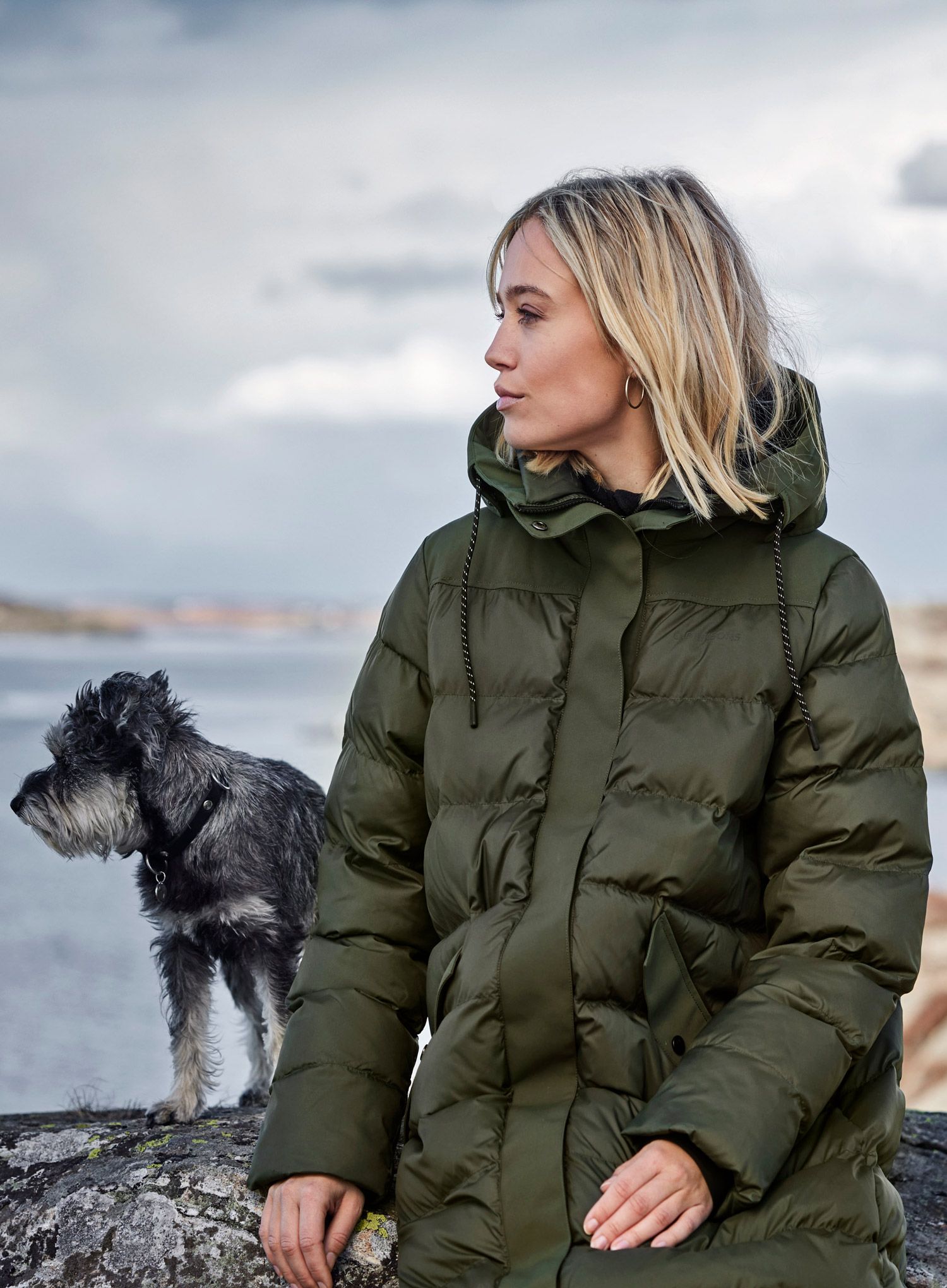 Плащ жіночий Didriksons Fay Parka - deep green