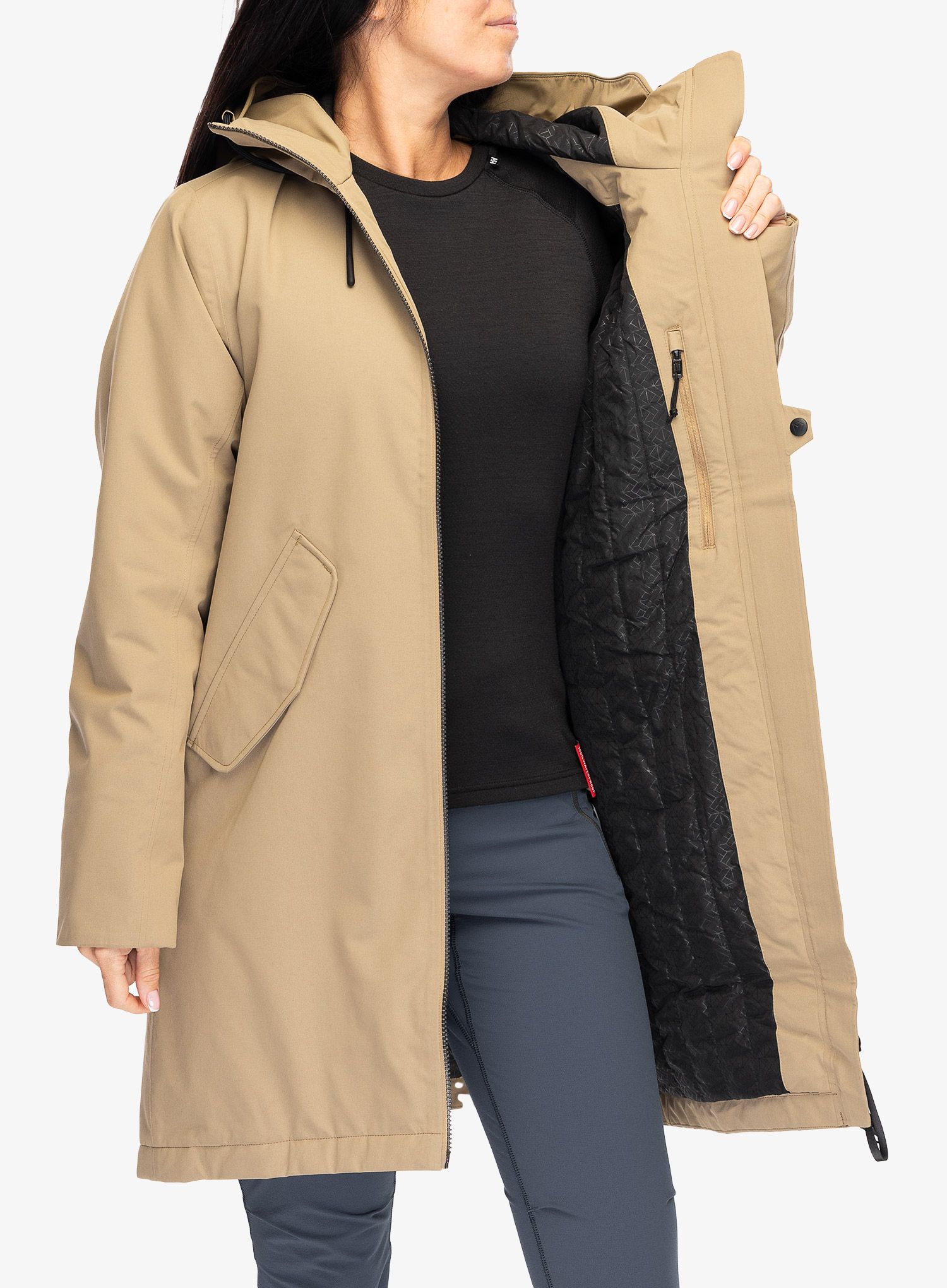 Плащ жіночий Didriksons Fia Parka - wood