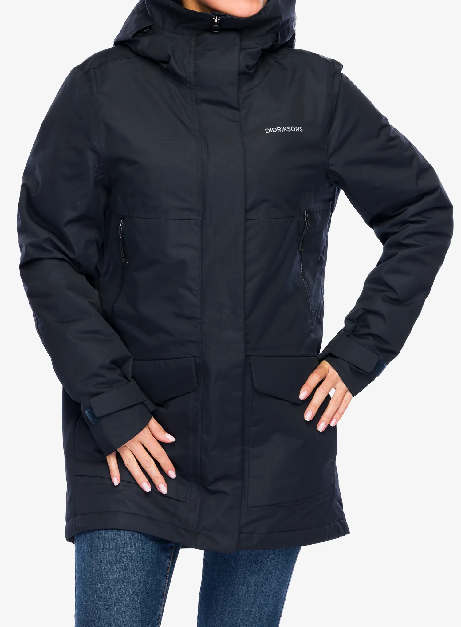 Куртка утеплена жіноча Didriksons Frida Parka 7 - dark night blue