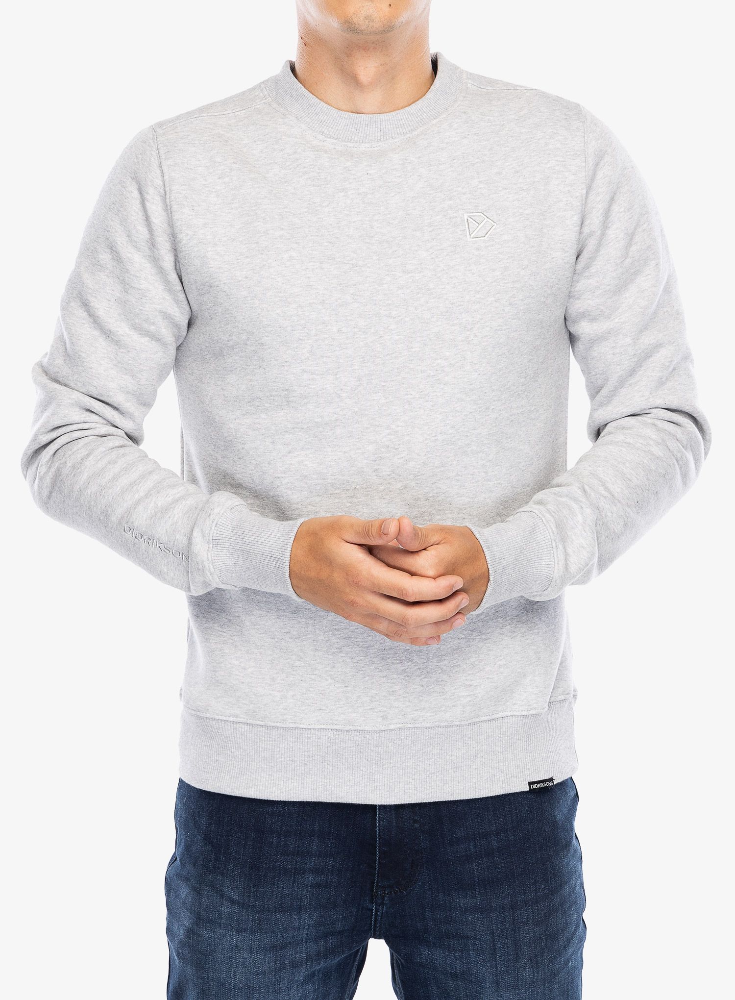 Кофта Didriksons Fyn Sweater - aluminum melange