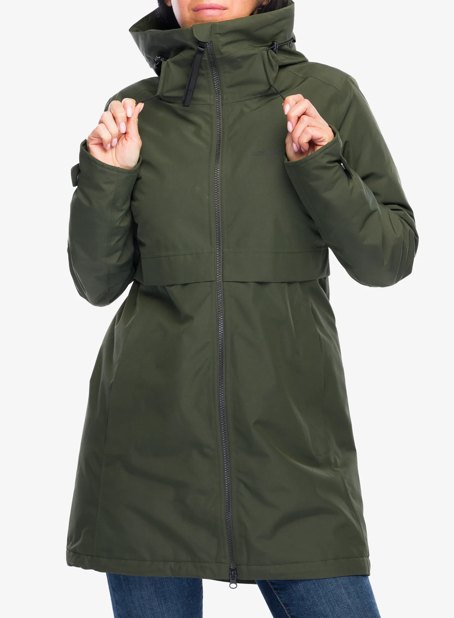 Плащ жіночий Didriksons Helle Parka 5 - deep green