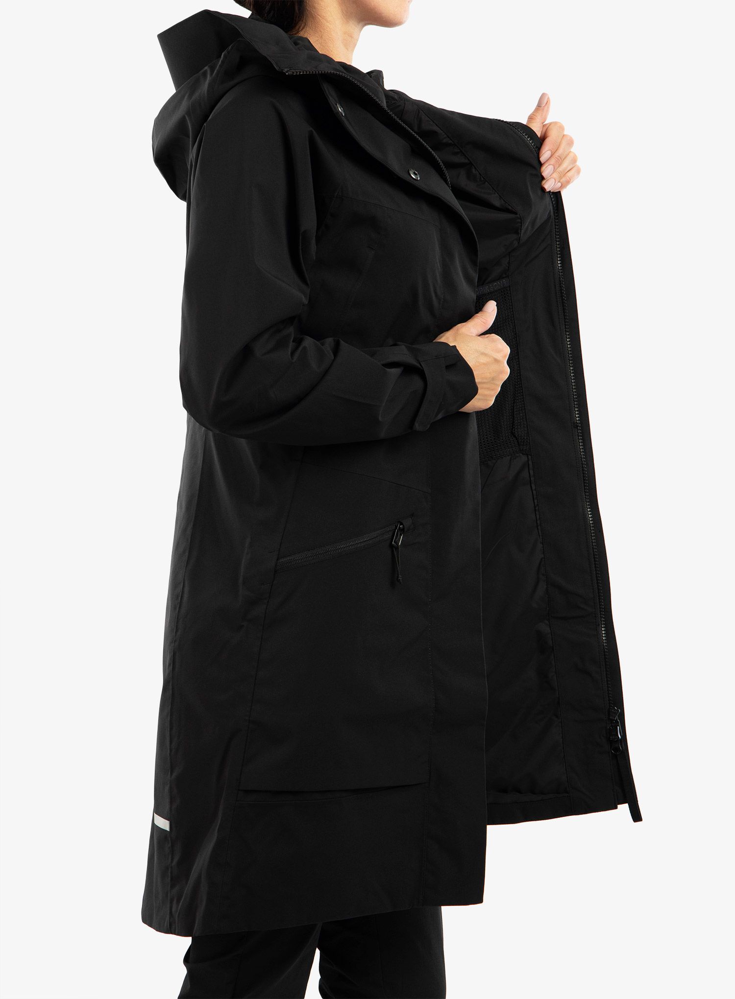 Плащ жіночий Didriksons Ilma Parka 6 - black